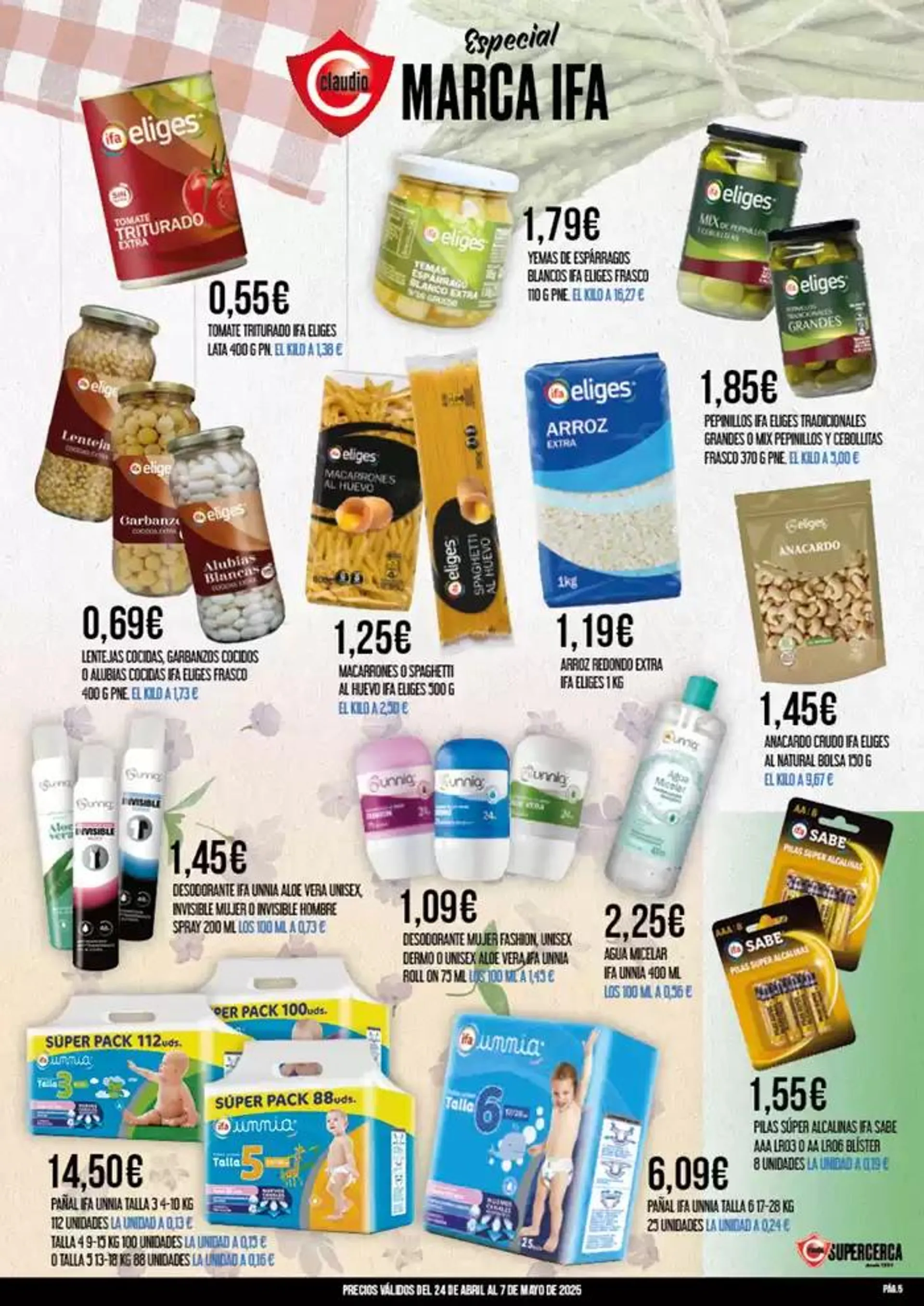 Catálogo de Precios validos del 24 de abril al 7 de mayo 24 de abril al 7 de mayo 2025 - Página 5
