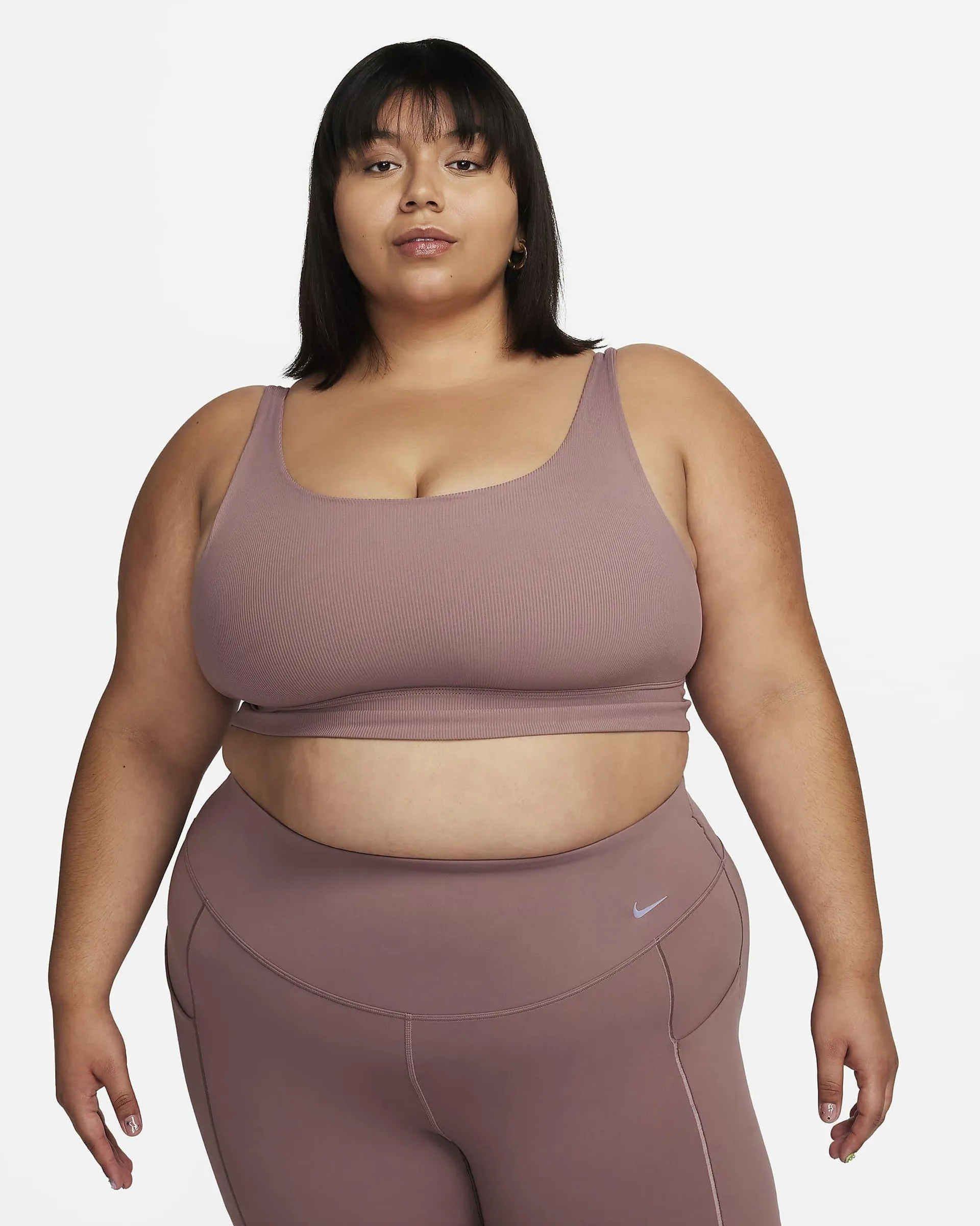 Women's Light-Support Non-Padded Longline Sports Bra (Plus Size)