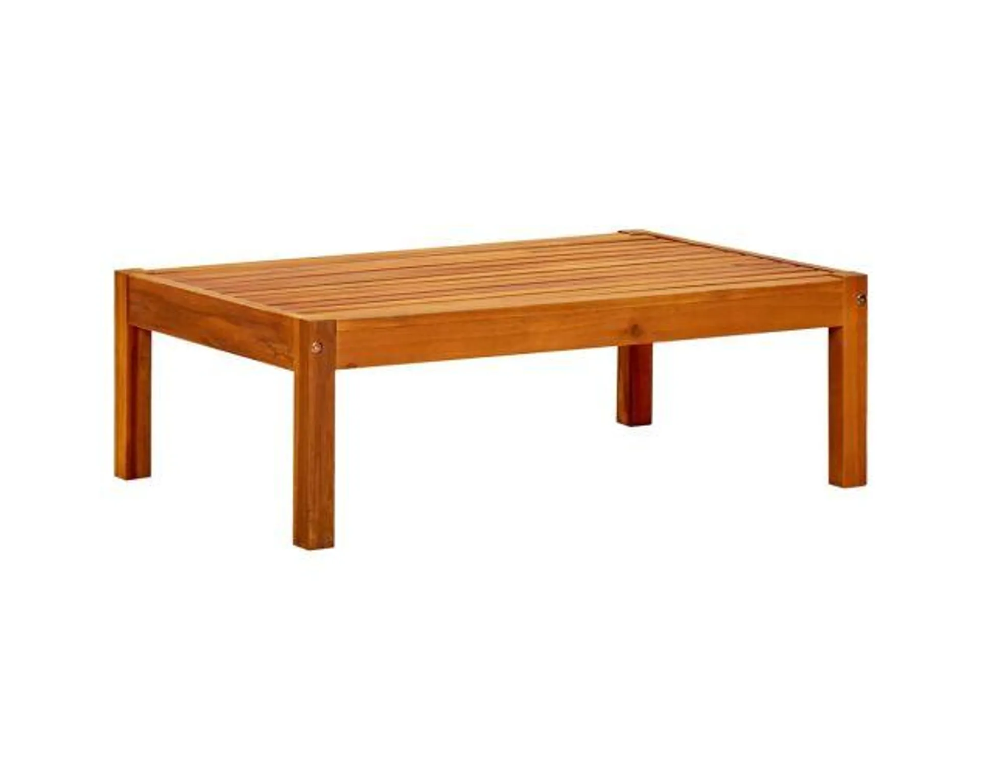 vidaXL mesa de jardín de madera de acacia maciza 85x57x29 cm