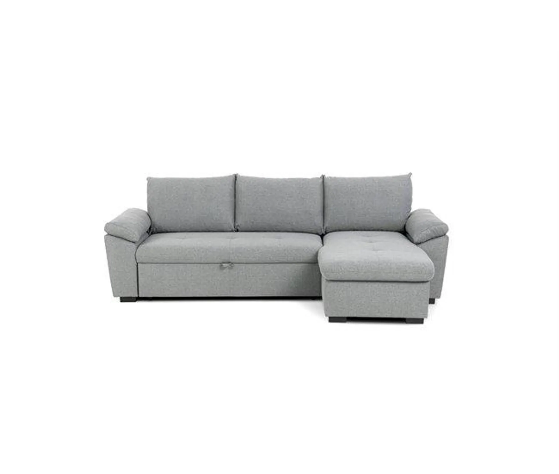 Chaise longue con cama reversible color gris ANTON