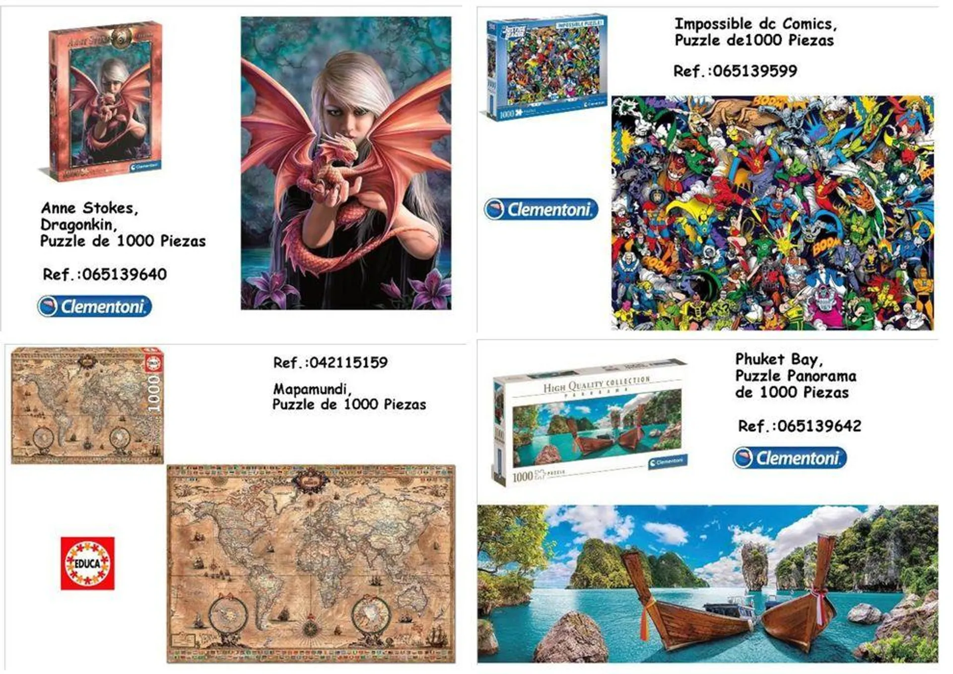 Puzzles, Encajes Y Rompecabezas - 65