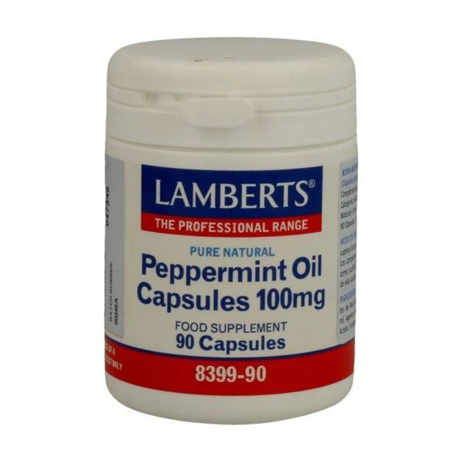 Aceite de Menta 100 mg Puro y Natural en cápsulas – Lamberts