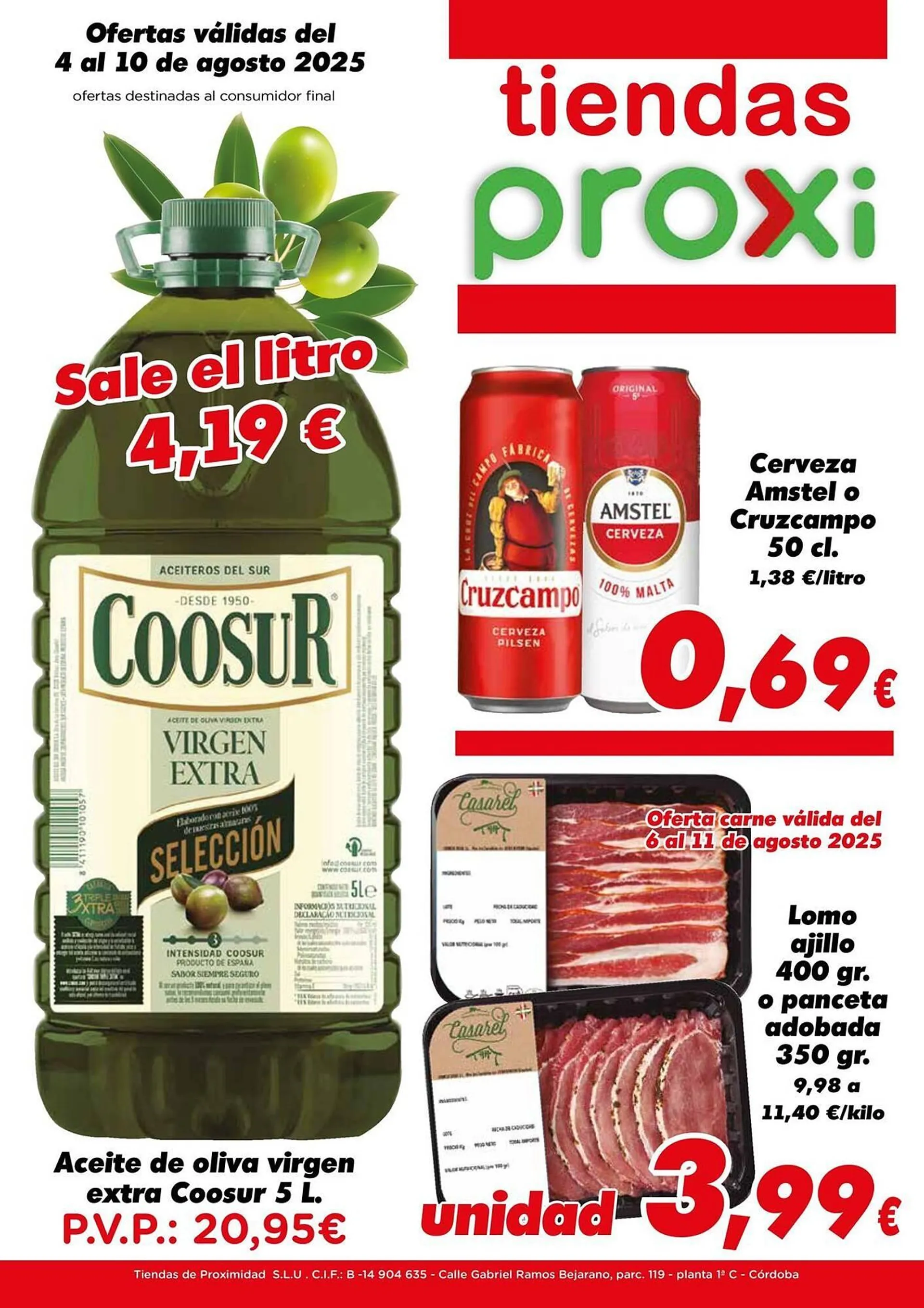 Catálogo de Folleto Proxi 4 de agosto al 11 de agosto 2025 - Página 1