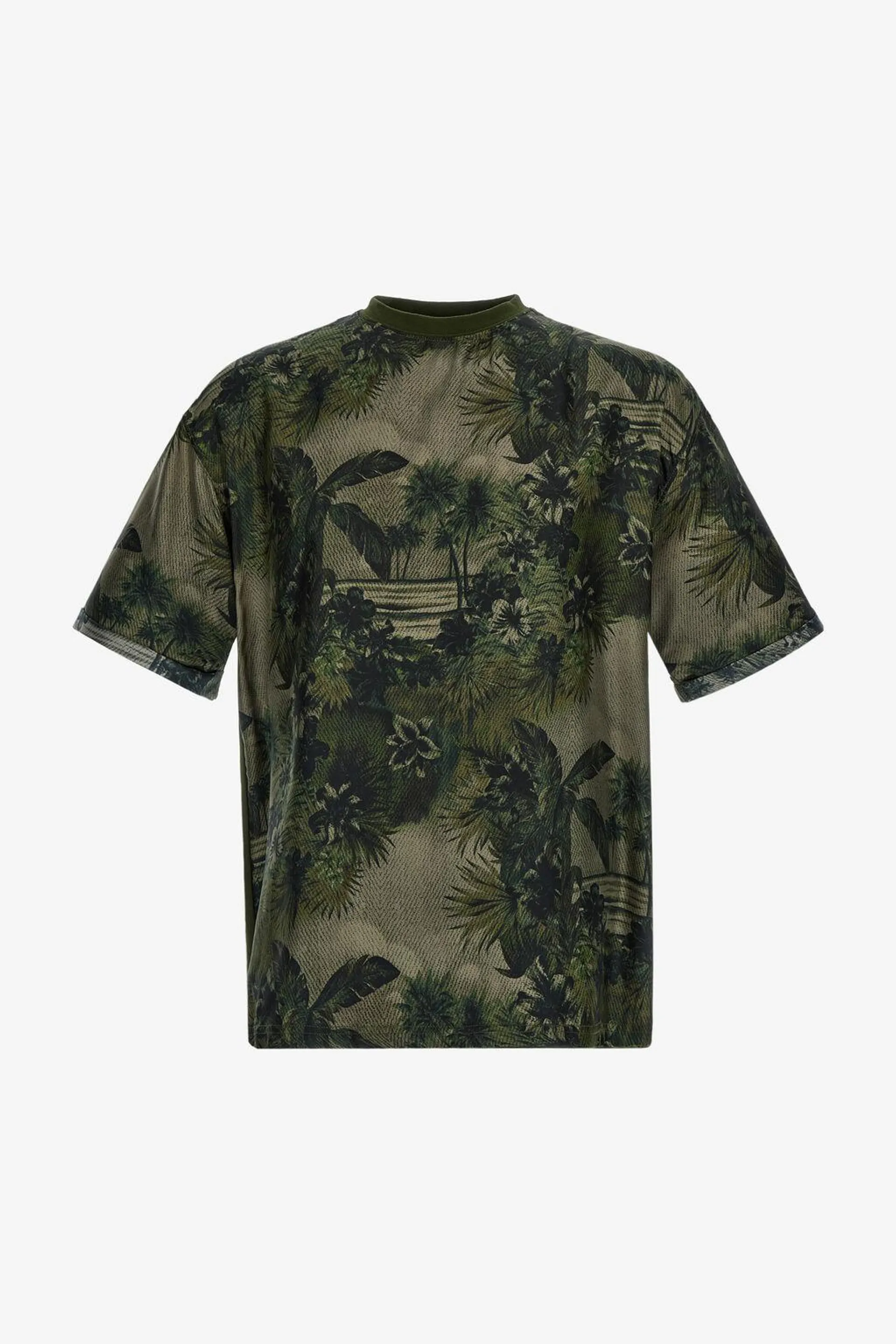 T-shirt with Hawaii Green print