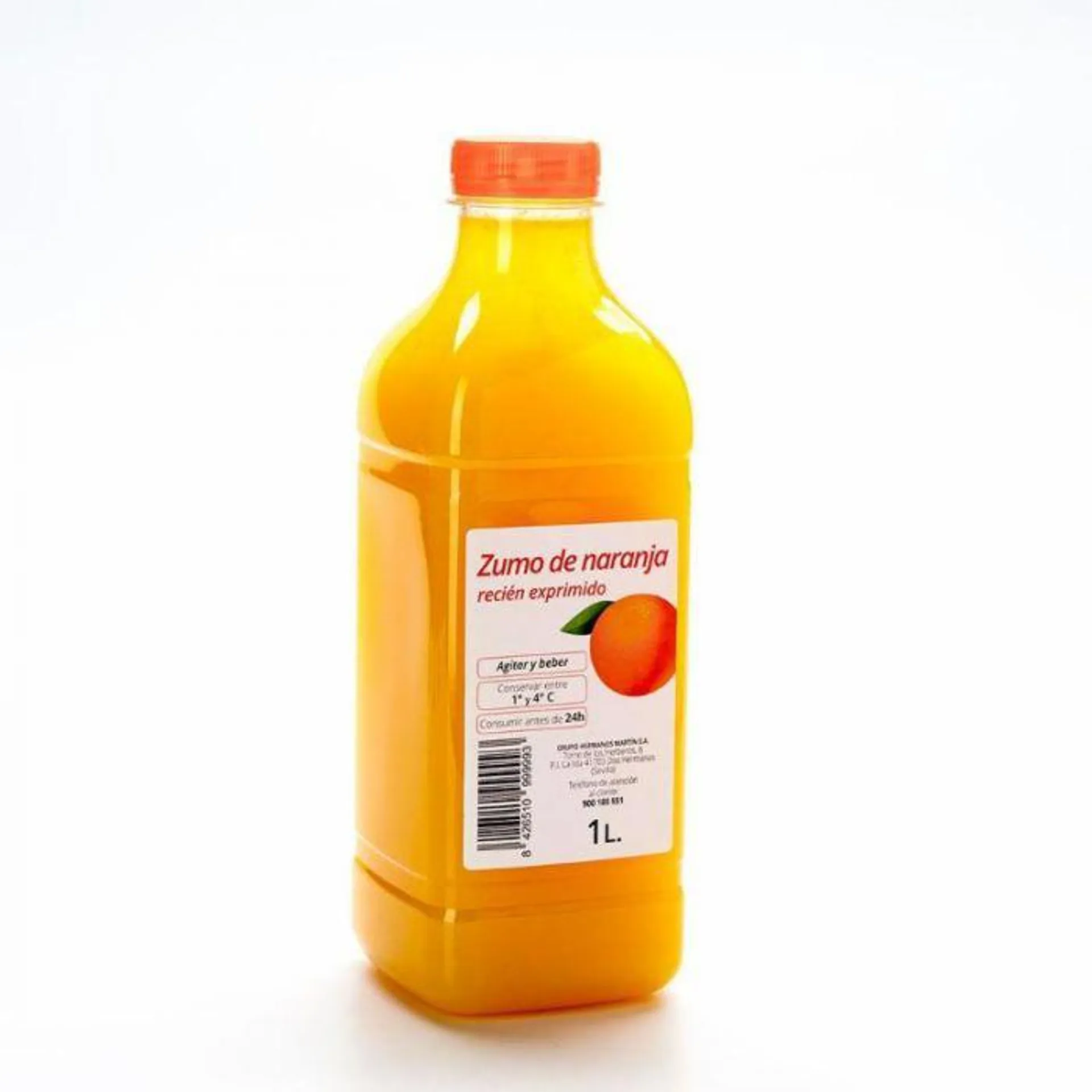 Zumo recien exprimido de naranja 1l