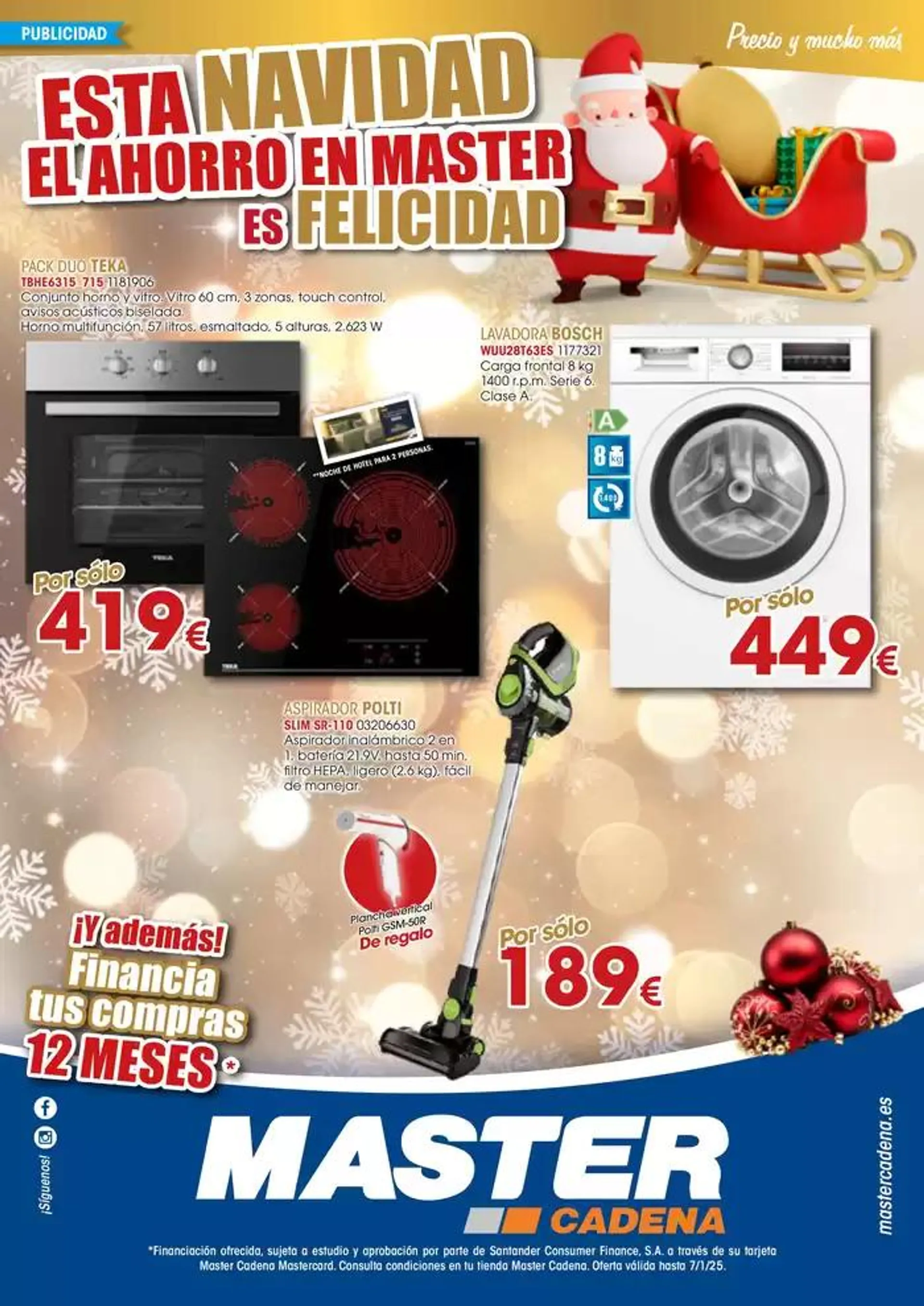 ESTA NAVIDAD EL AHORRO EN MASTER ES FELICIDAD - 1