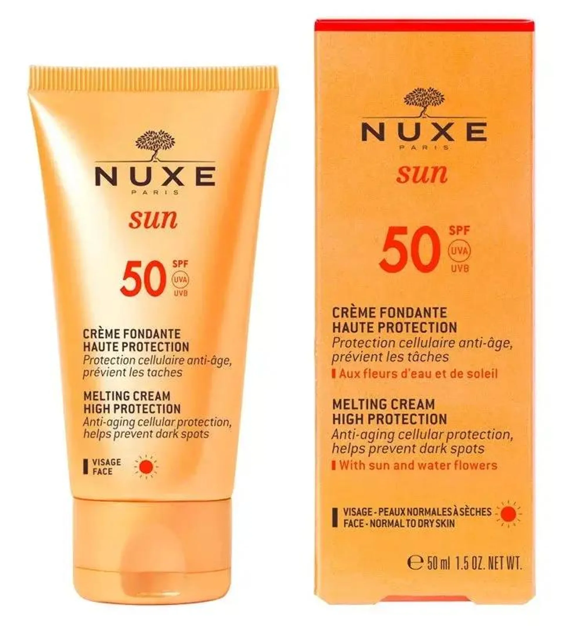 Nuxe Sun Crema Fundente Rostro SPF50 50 ml