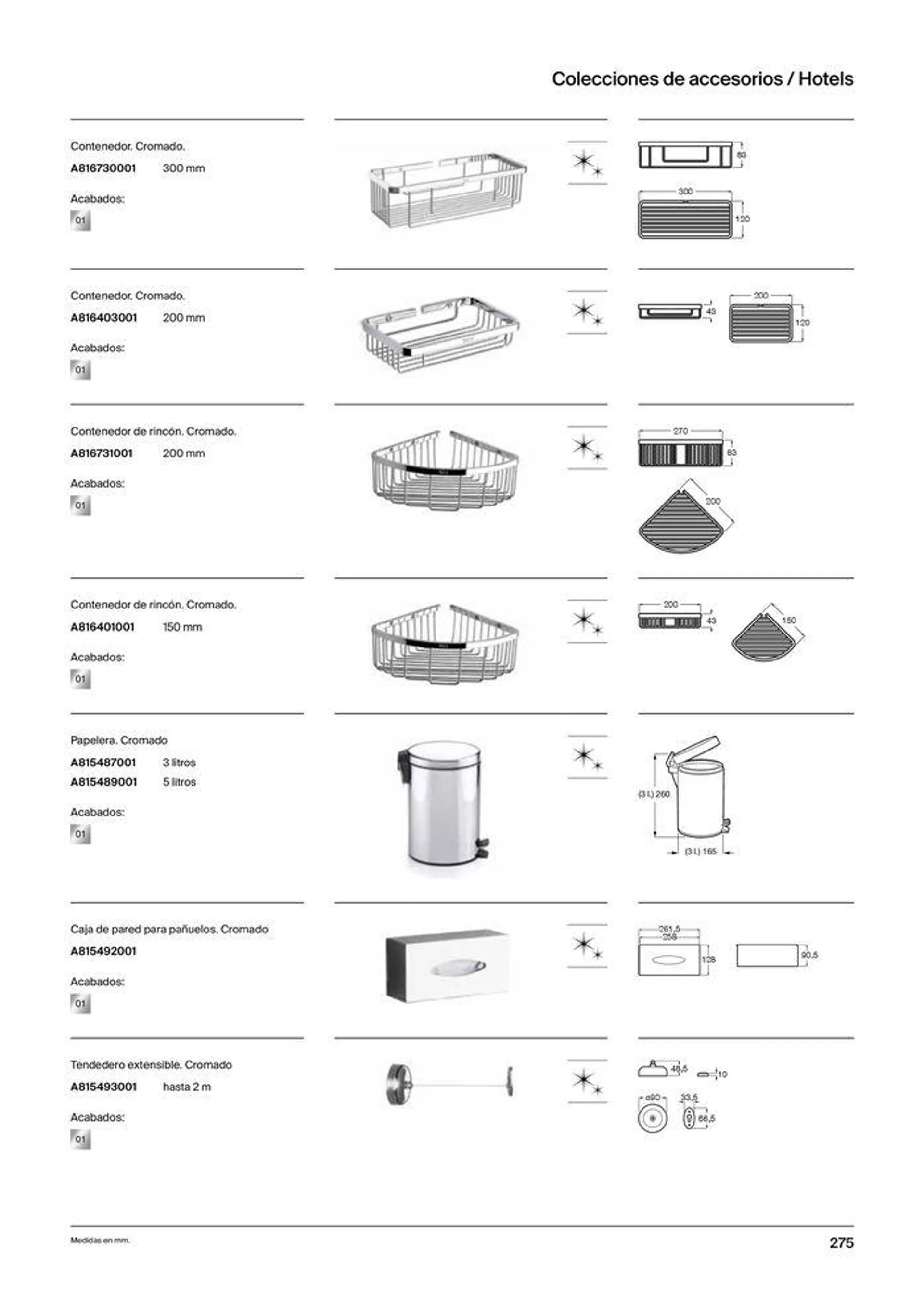 Catálogo de Colecciones de Baño, Muebles y Accesorios 19 de septiembre al 31 de diciembre 2024 - Página 277