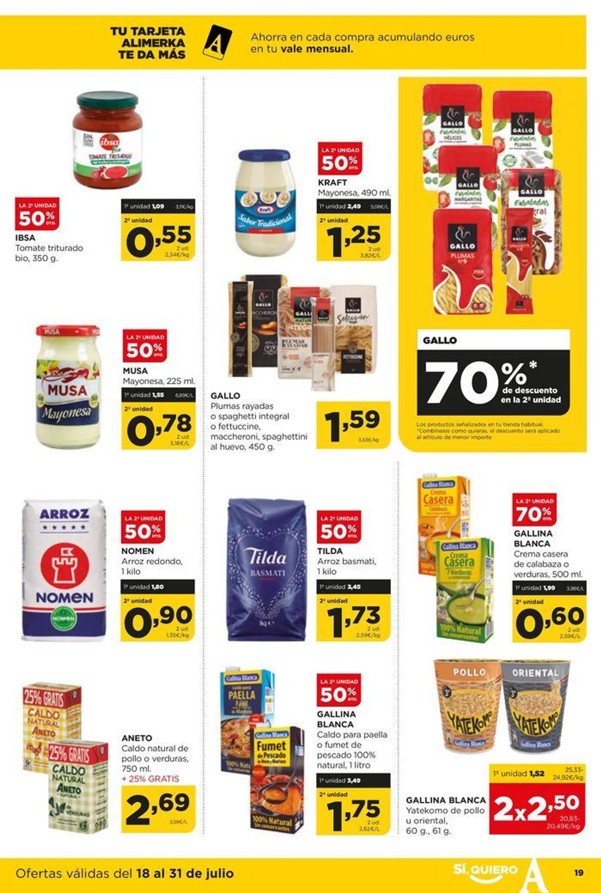 Ofertas válidas en Asturias del 18 al 31 de julio - 19