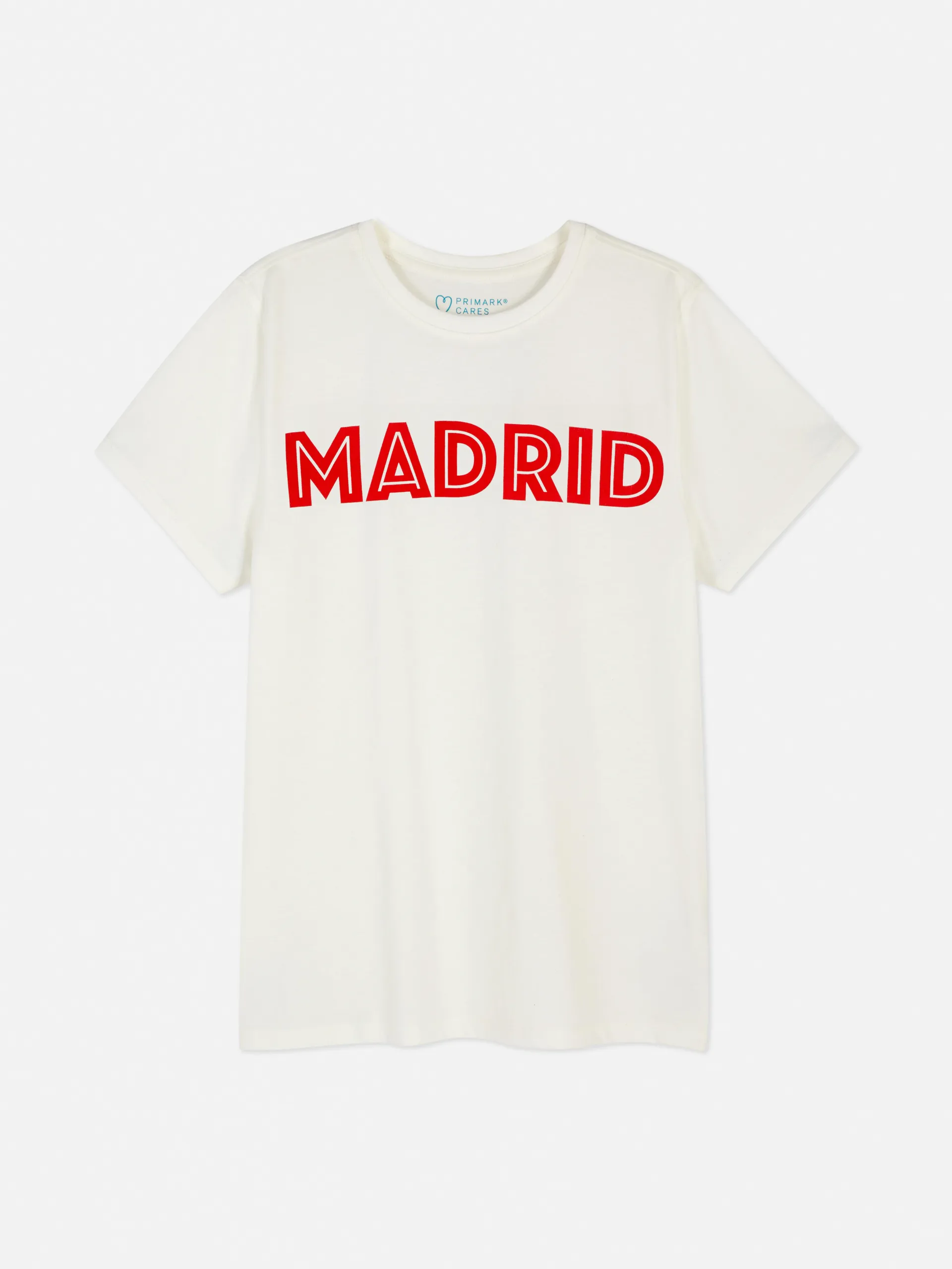 Camiseta con estampado gráfico de Madrid