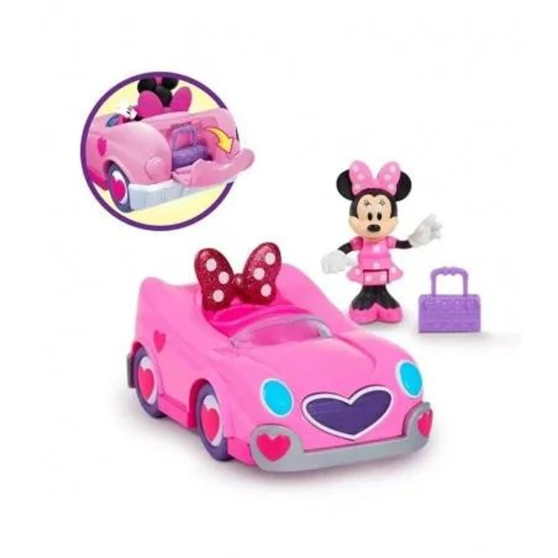 Minnie Figura con Coche Corazón