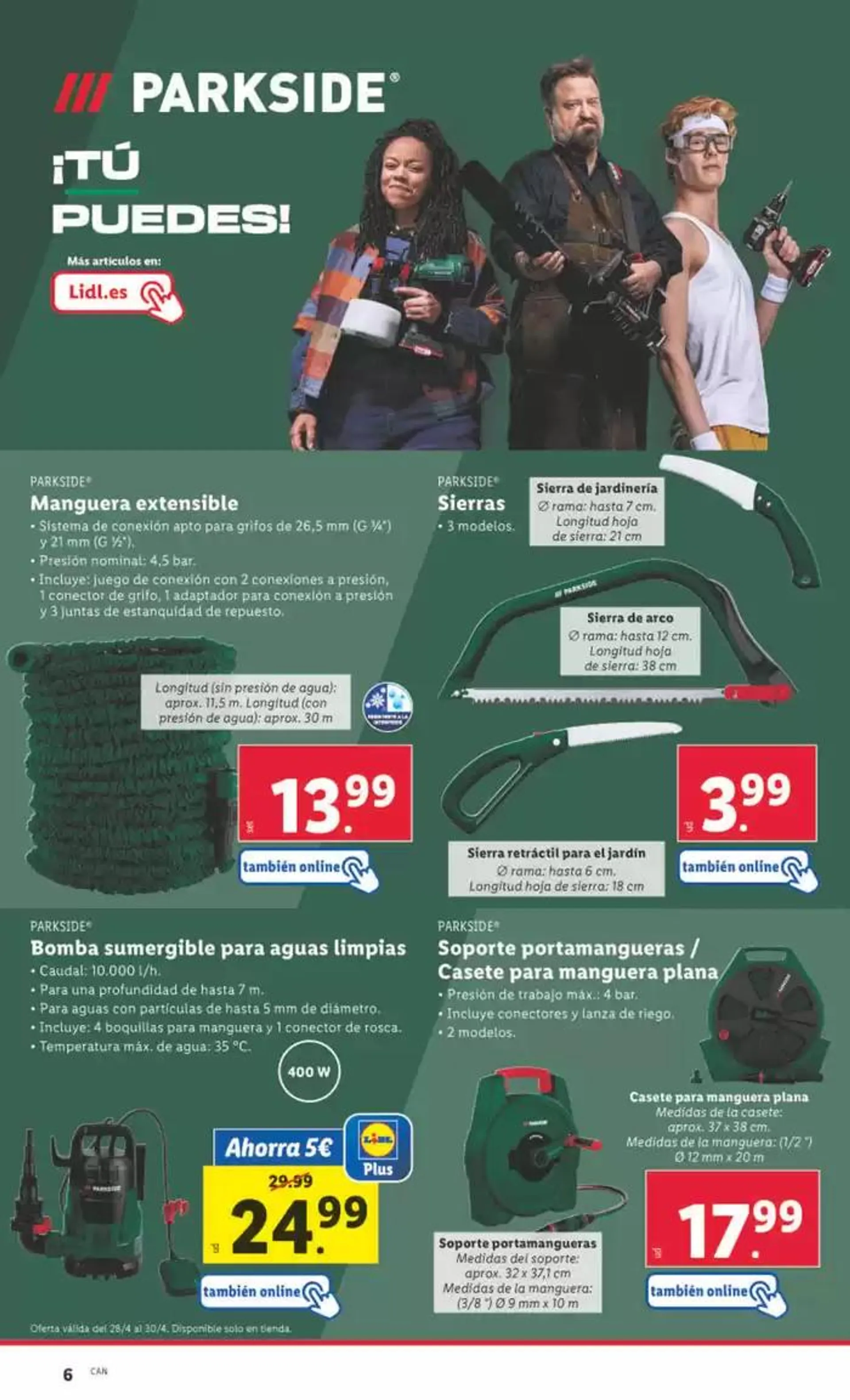 Catálogo de ¡Bazar Lidl! Ofertas válidas del 28/04 al 04/05 28 de abril al 4 de mayo 2025 - Página 8