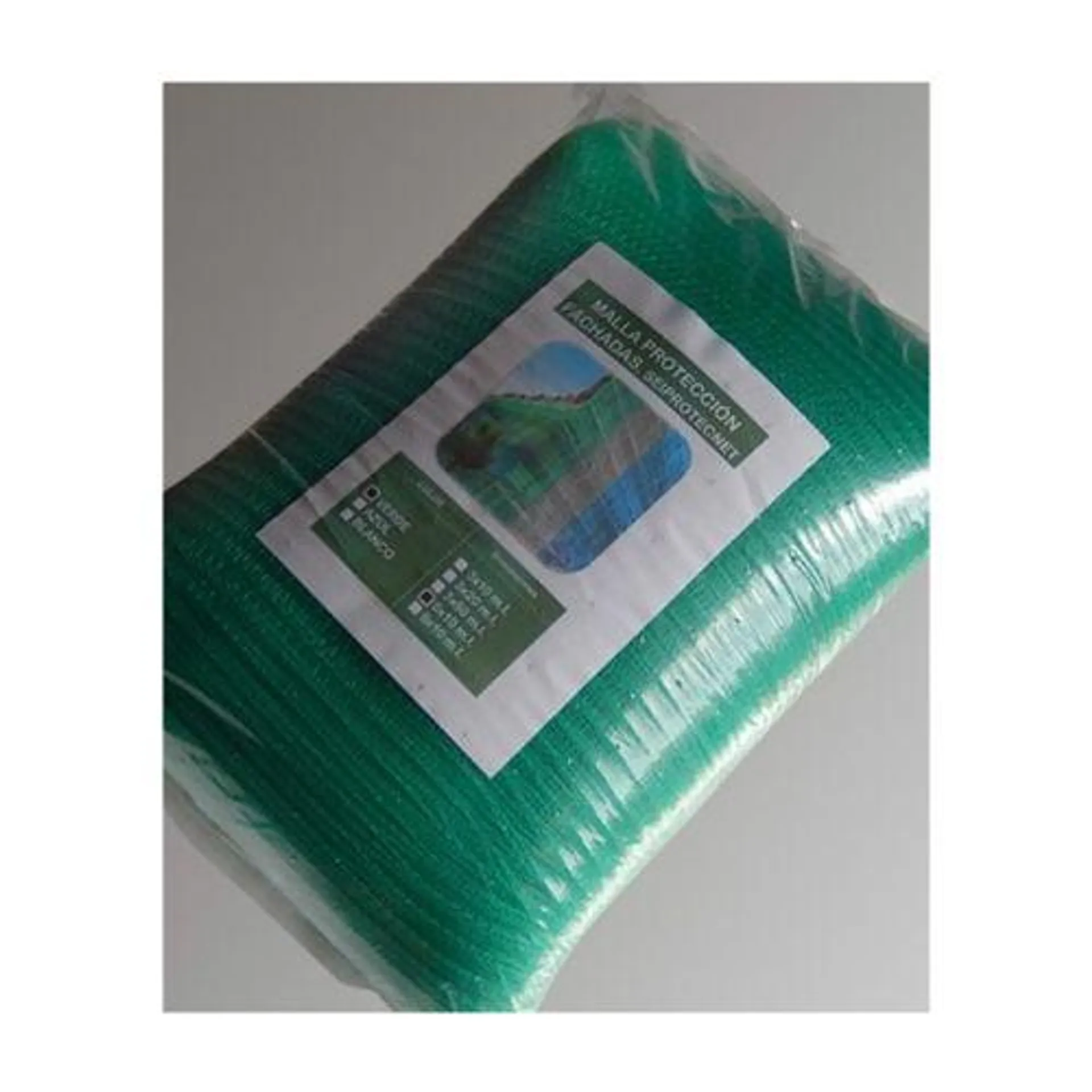 Malla proteccion fachada 6x10mt hdpe verde seimark