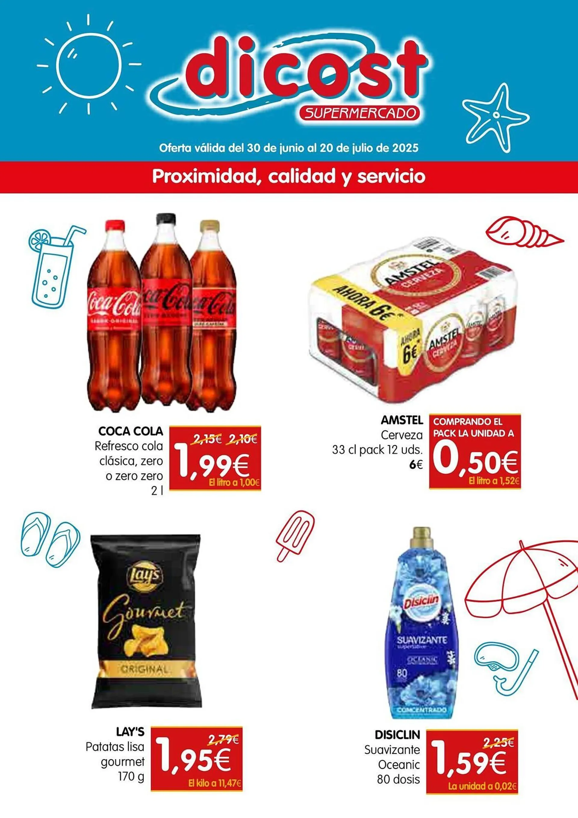 Catálogo de Folleto Dicost 4 de julio al 20 de julio 2025 - Página 1