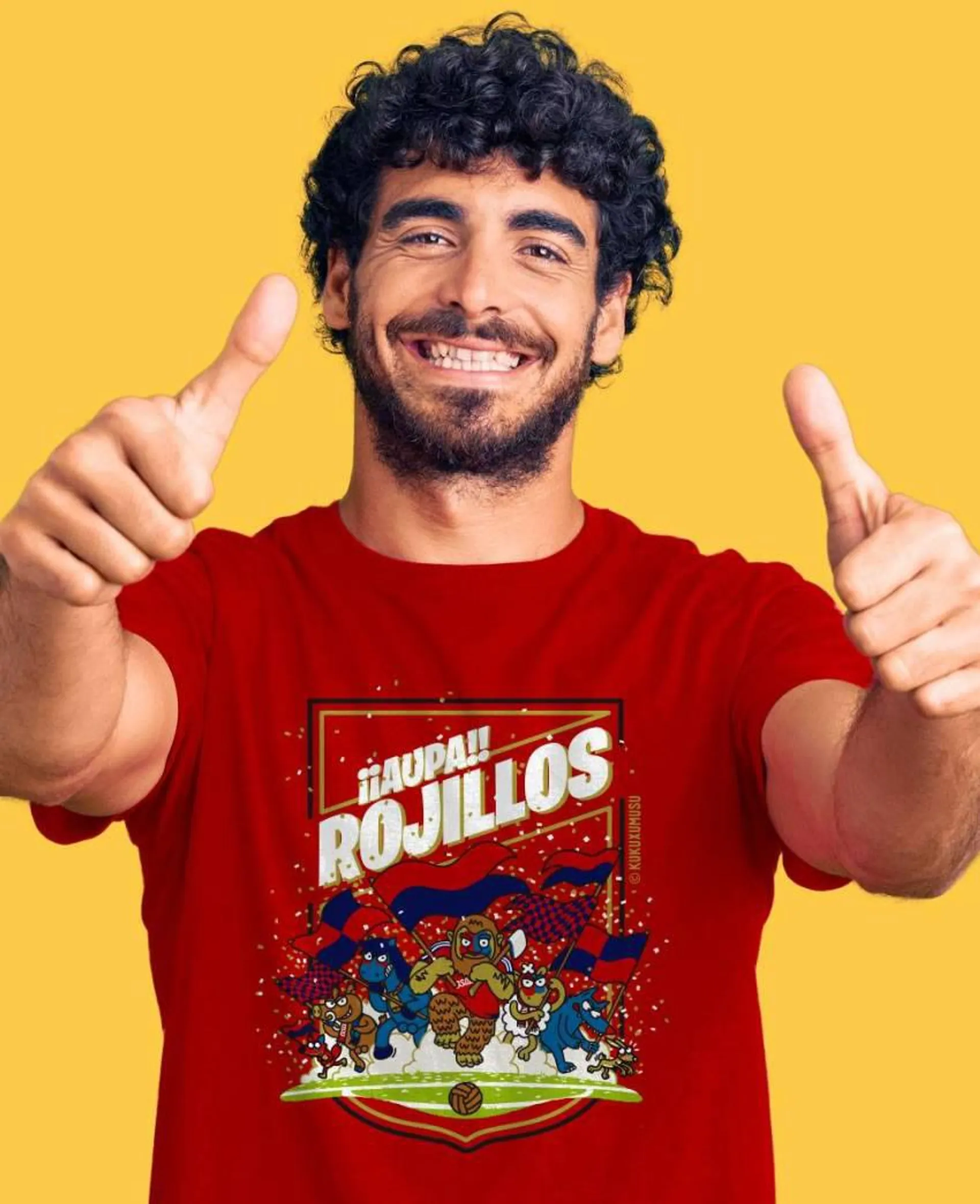 Camiseta hombre Aupa Rojillos