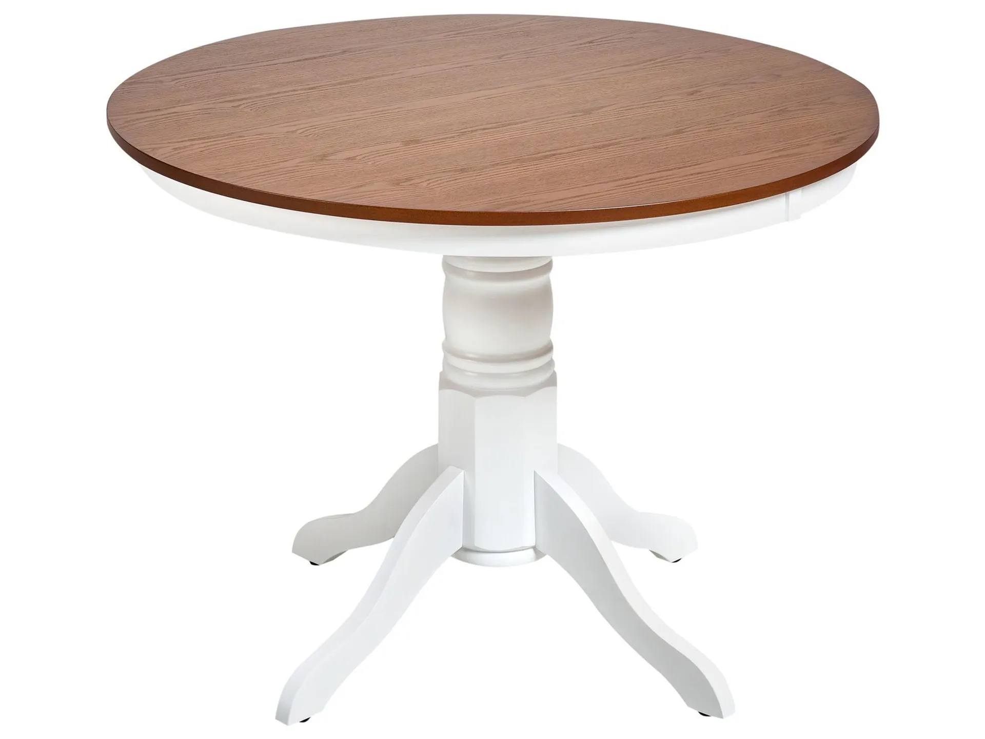 Mesa de comedor AKRON Fresno marrón 100 cm 100 cm Madera