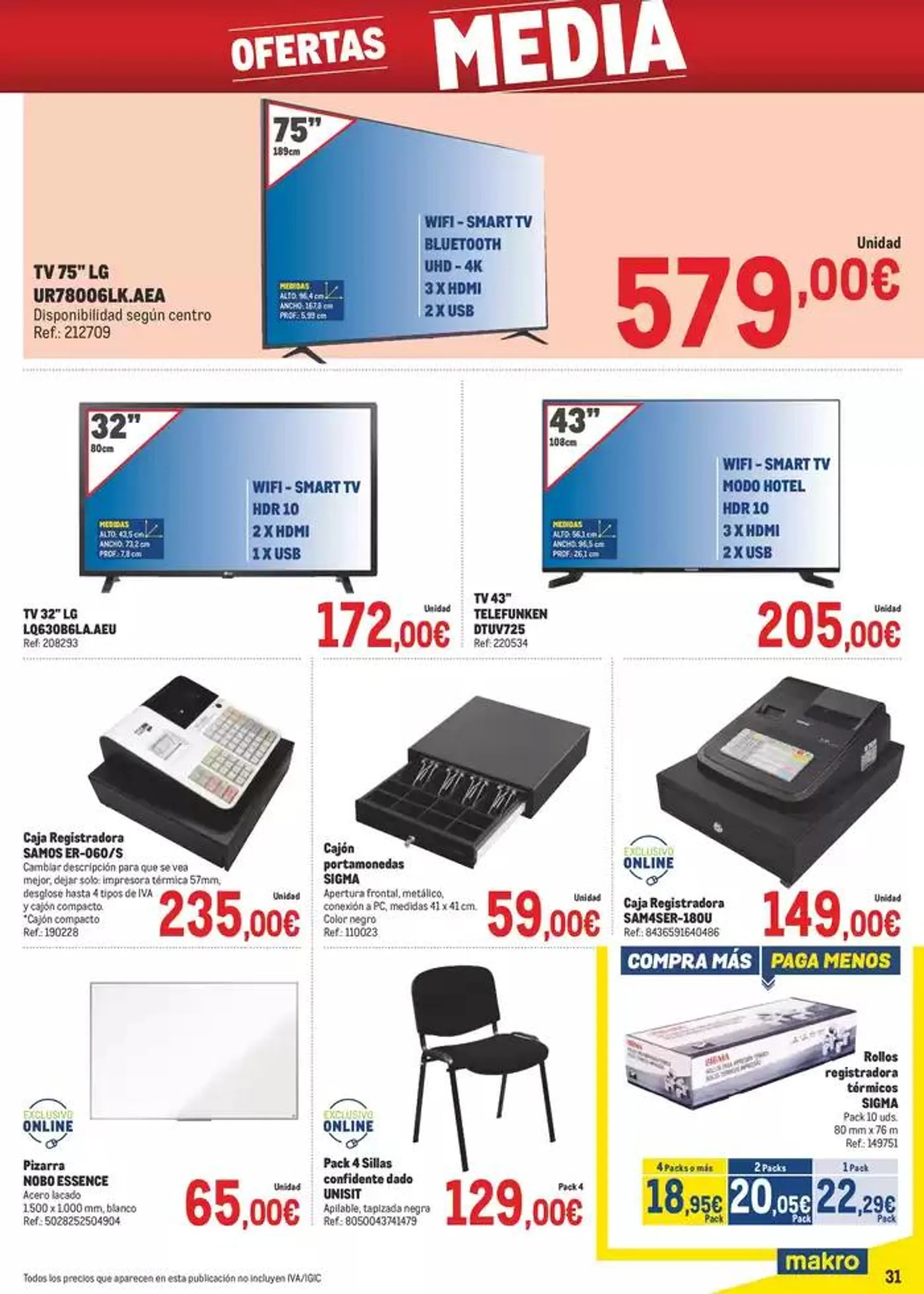 Catálogo de Makro Precios Norte 5 de mayo al 1 de junio 2025 - Página 31