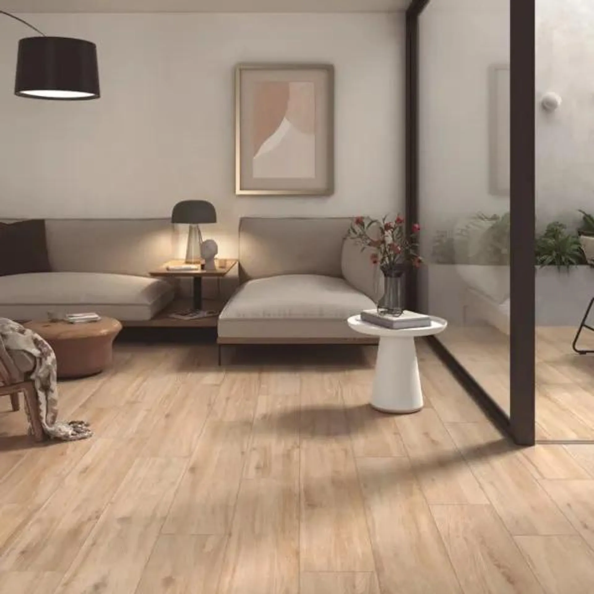 Pavimento porcelánico C3 Toran haya 23x120 cm