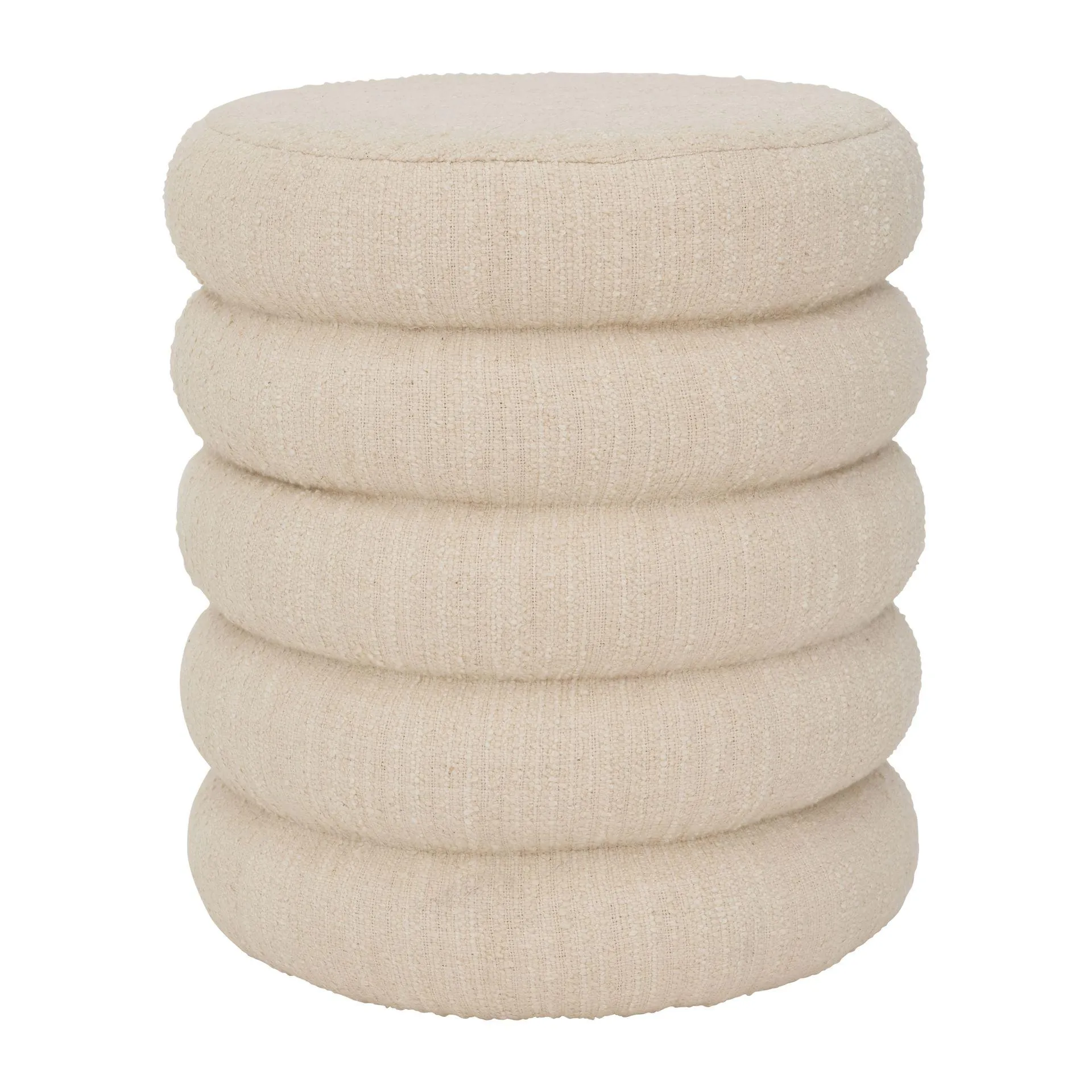 Andria pouf Ø39 cm Off white