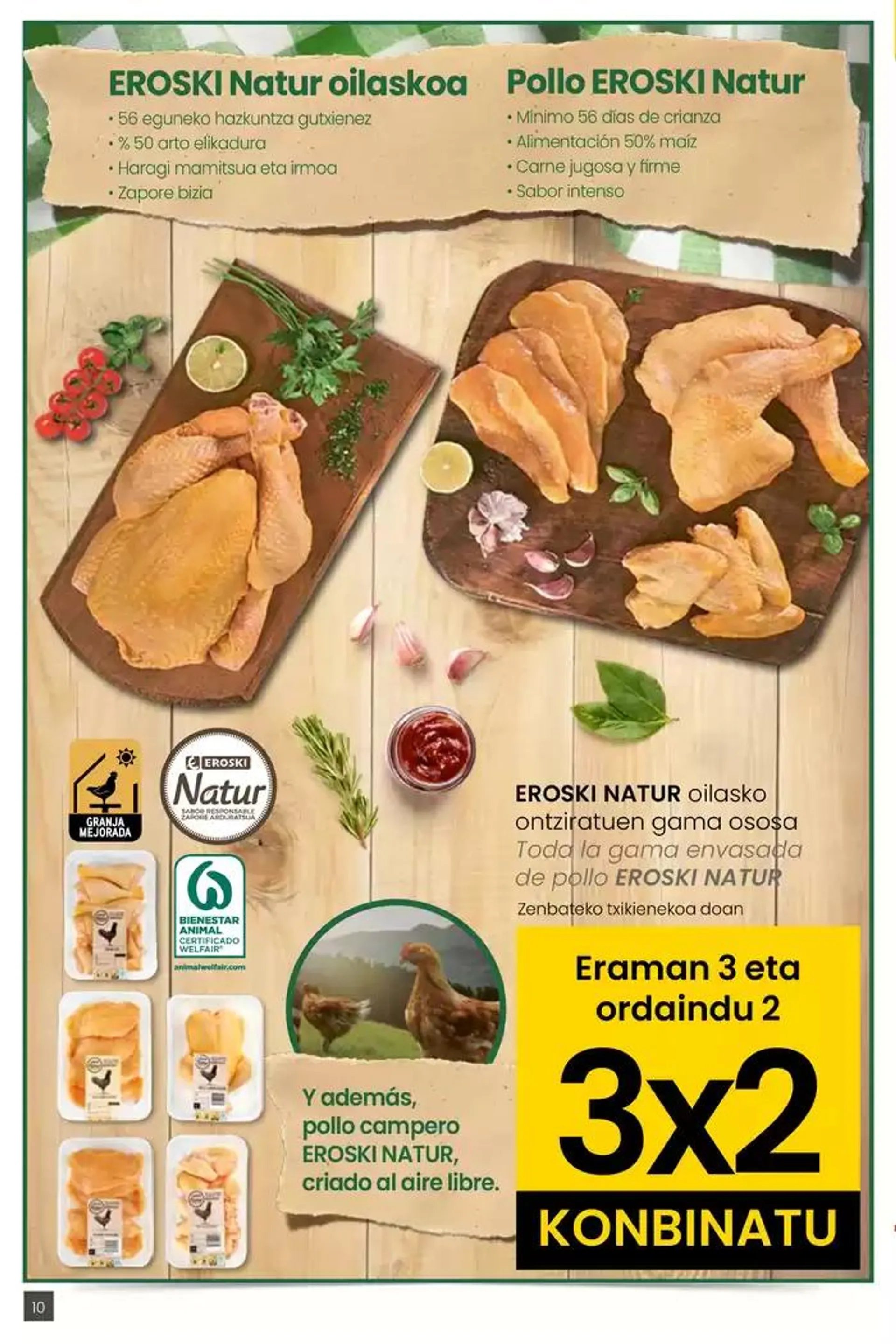 Catálogo de 2000 produktu baino gehiago, BETI PREZIO ONEAN HIPERMERKATUAK EROSKI 31 de octubre al 12 de noviembre 2024 - Página 10