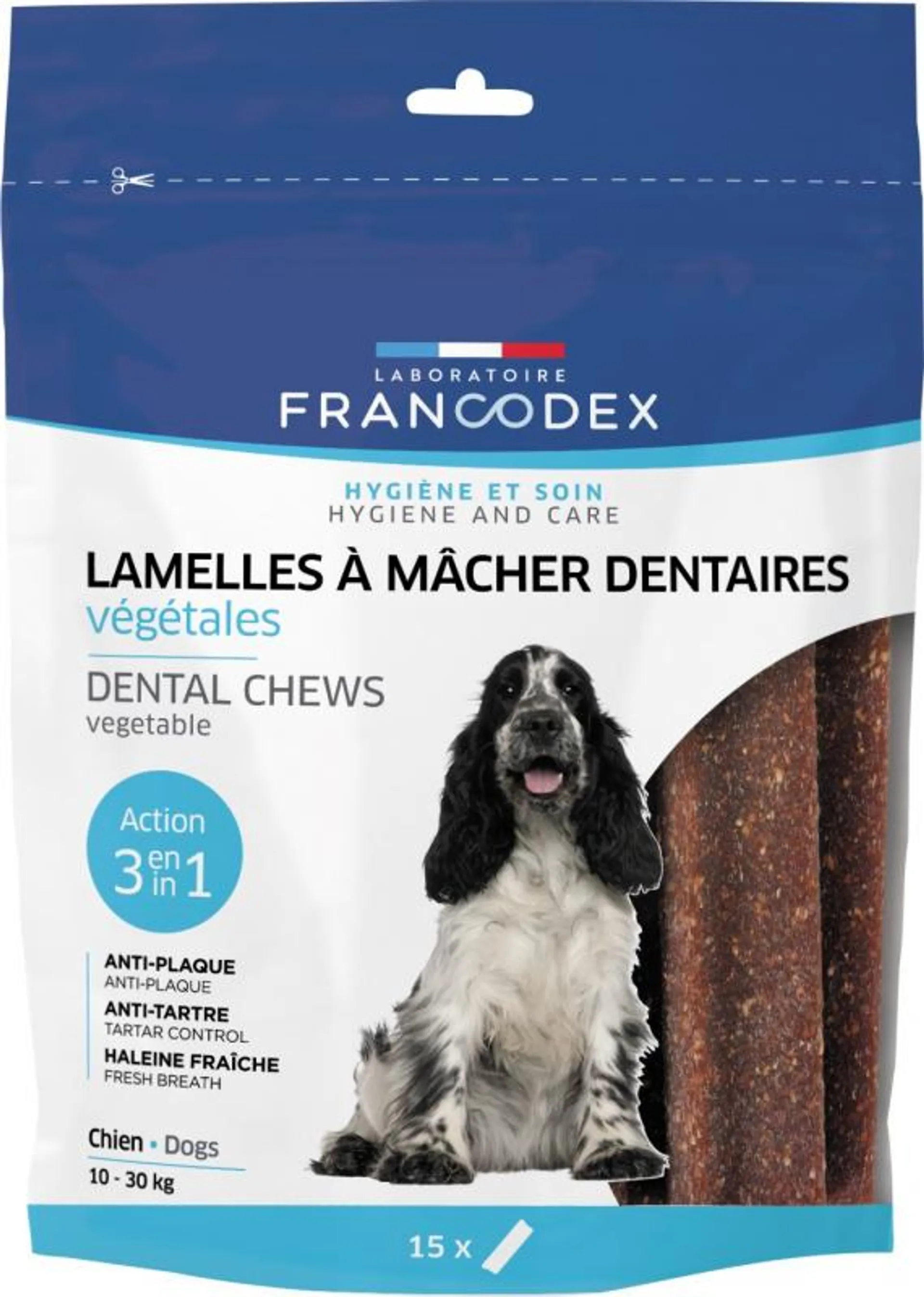 Francodex Láminas masticables para perros de 10 a 30 kg