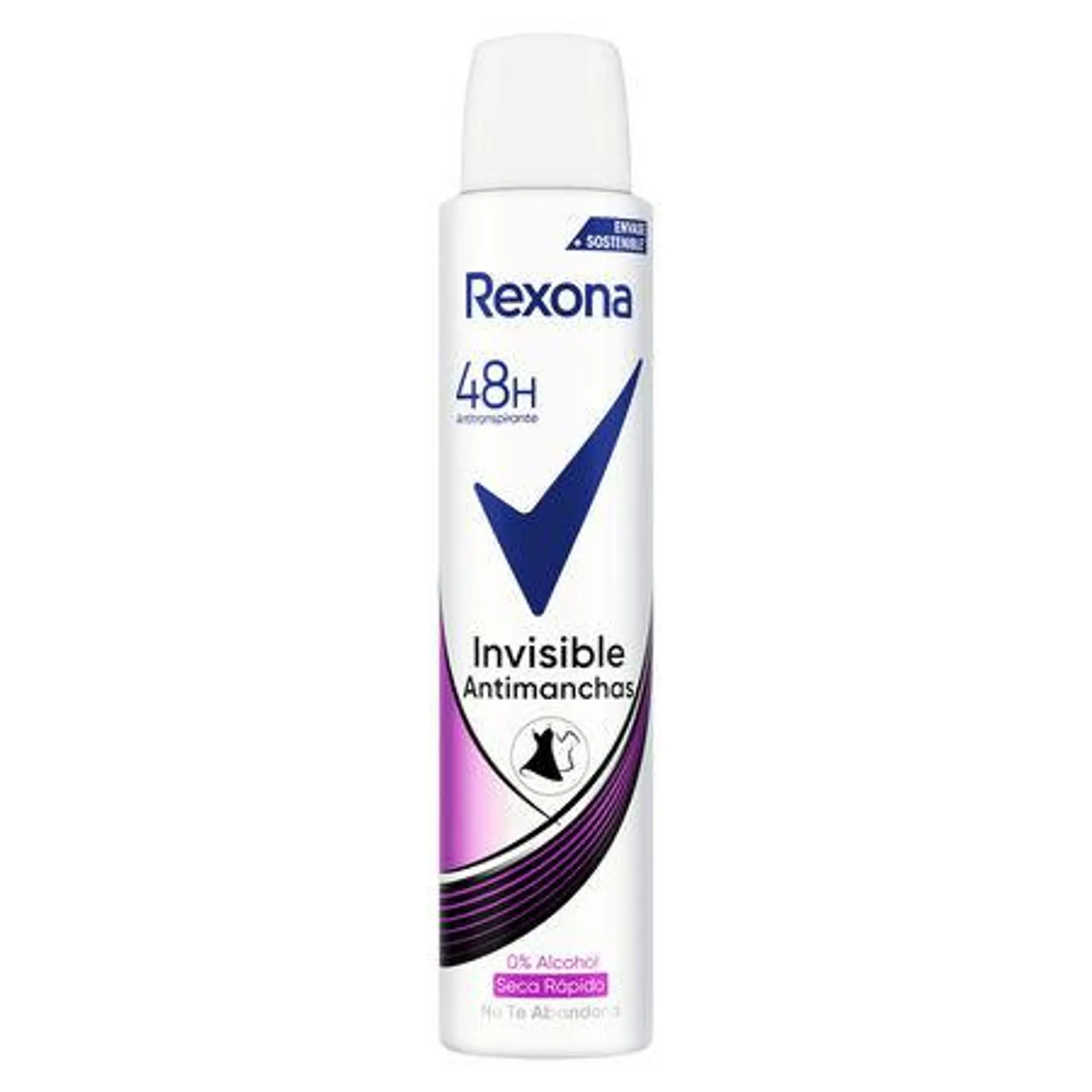 Desodorante spray Rexona 200ml invisible black&white sin alcohol