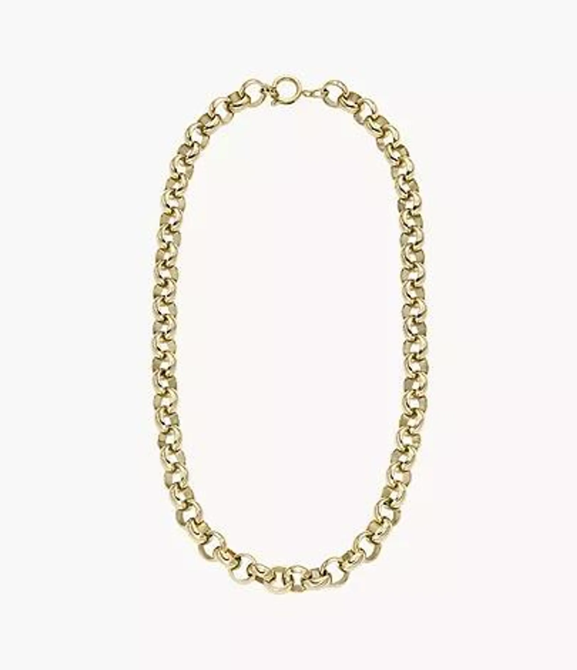 Collar de cadena Archival Bold Links de acero inoxidable dorado