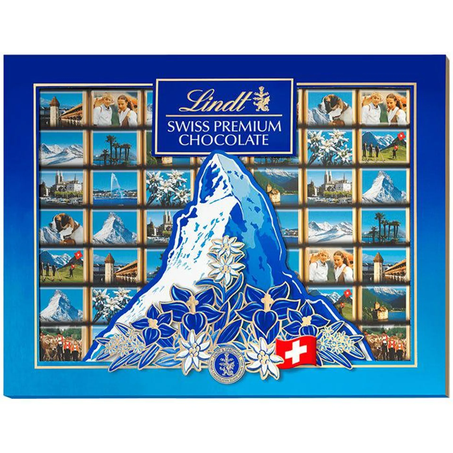 Napolitanas Souvenir Tour de Suiza 278g - Lindt