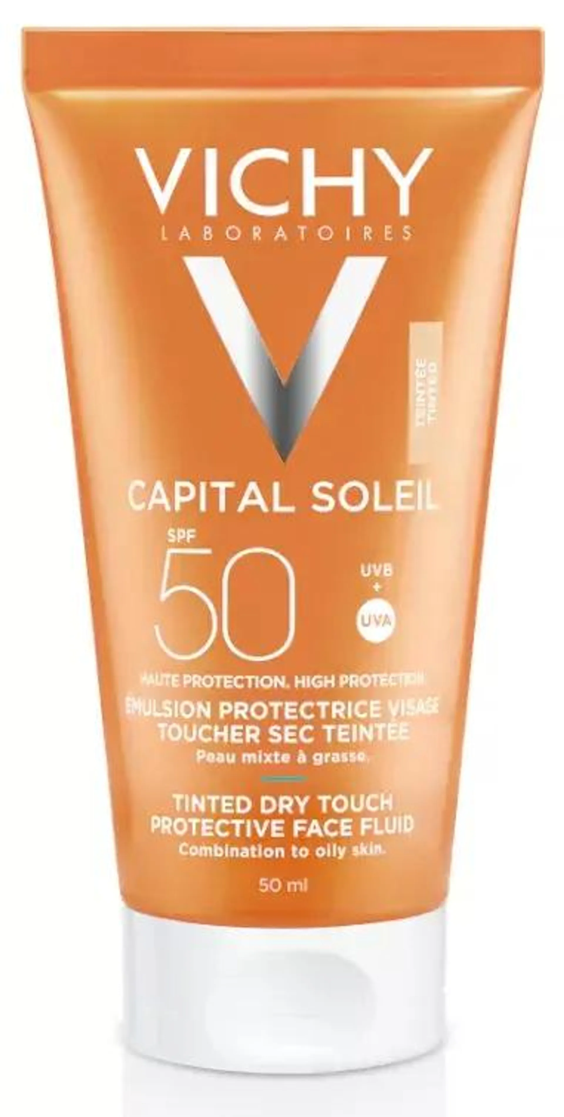 Vichy Capital Soleil Emulsión Tacto Seco Color SPF50 50 ml