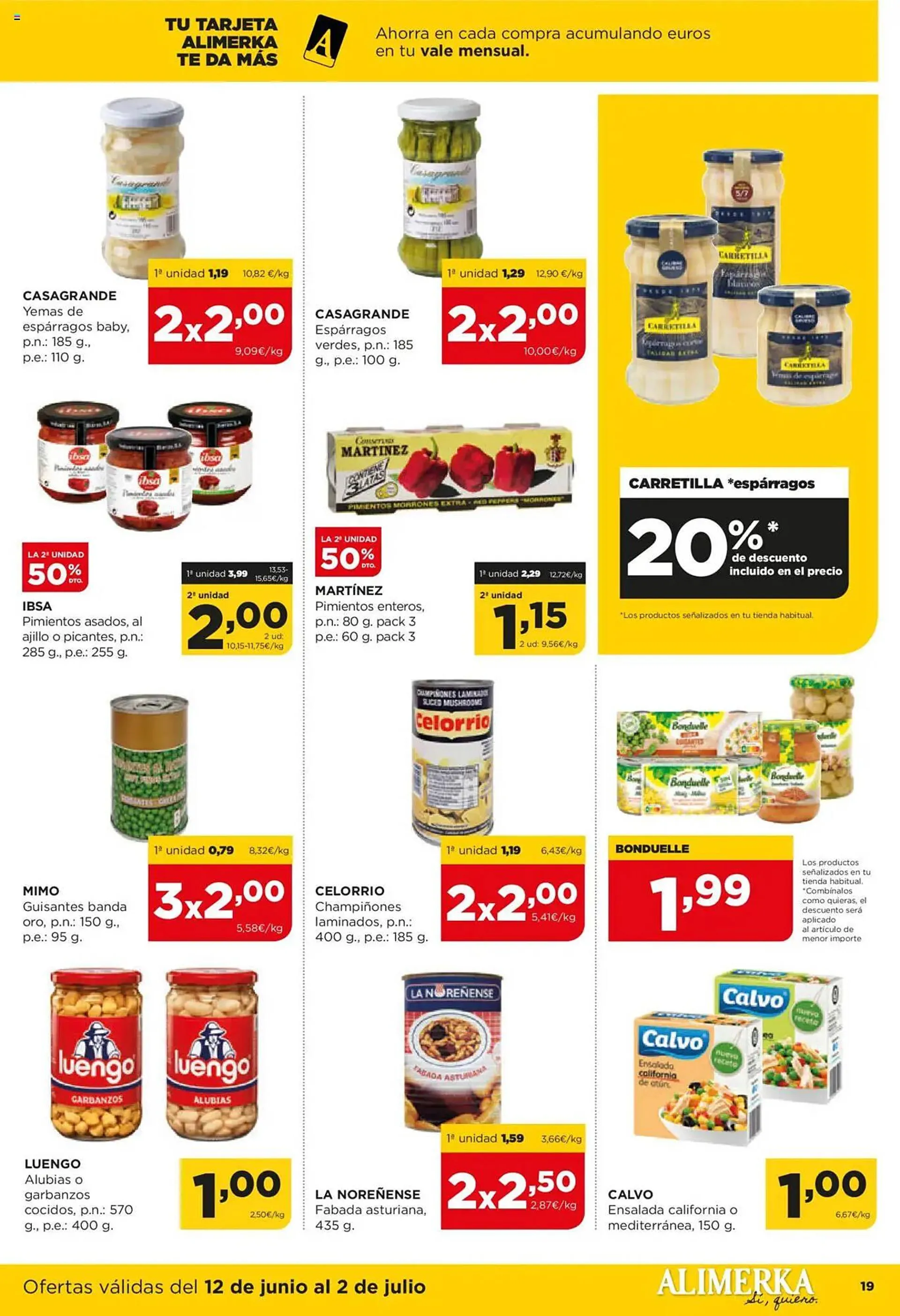 Catálogo de Folleto Alimerka 12 de junio al 2 de julio 2025 - Página 20