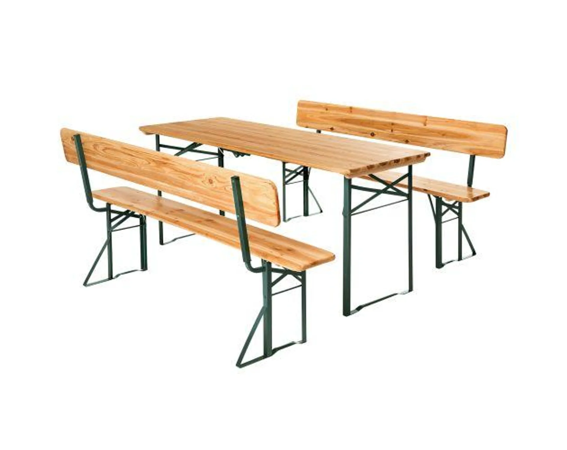 Mueble para exteriores 176cm con respaldo, marrón