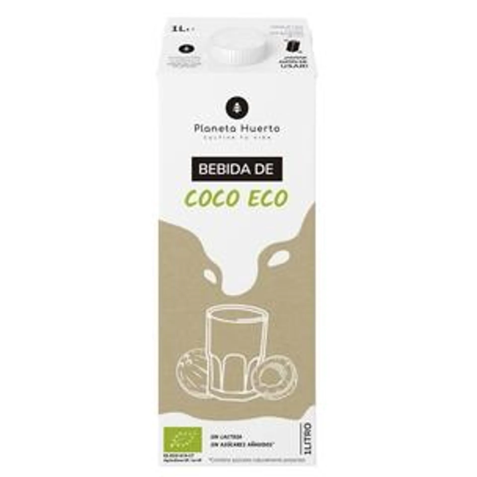 Bebida de Coco Eco Planeta Huerto 1L