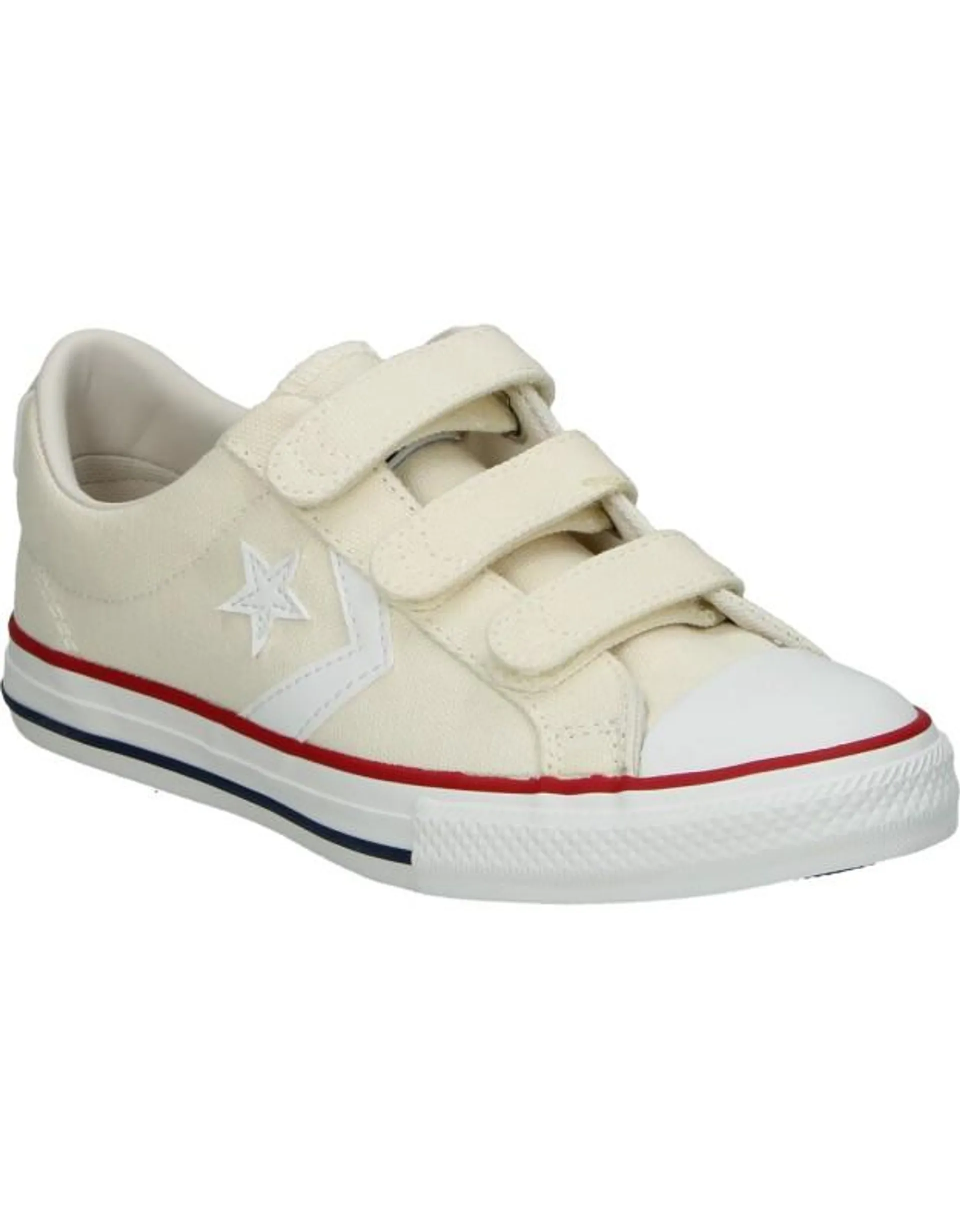 Zapatillas con velcro crema CONVERSE