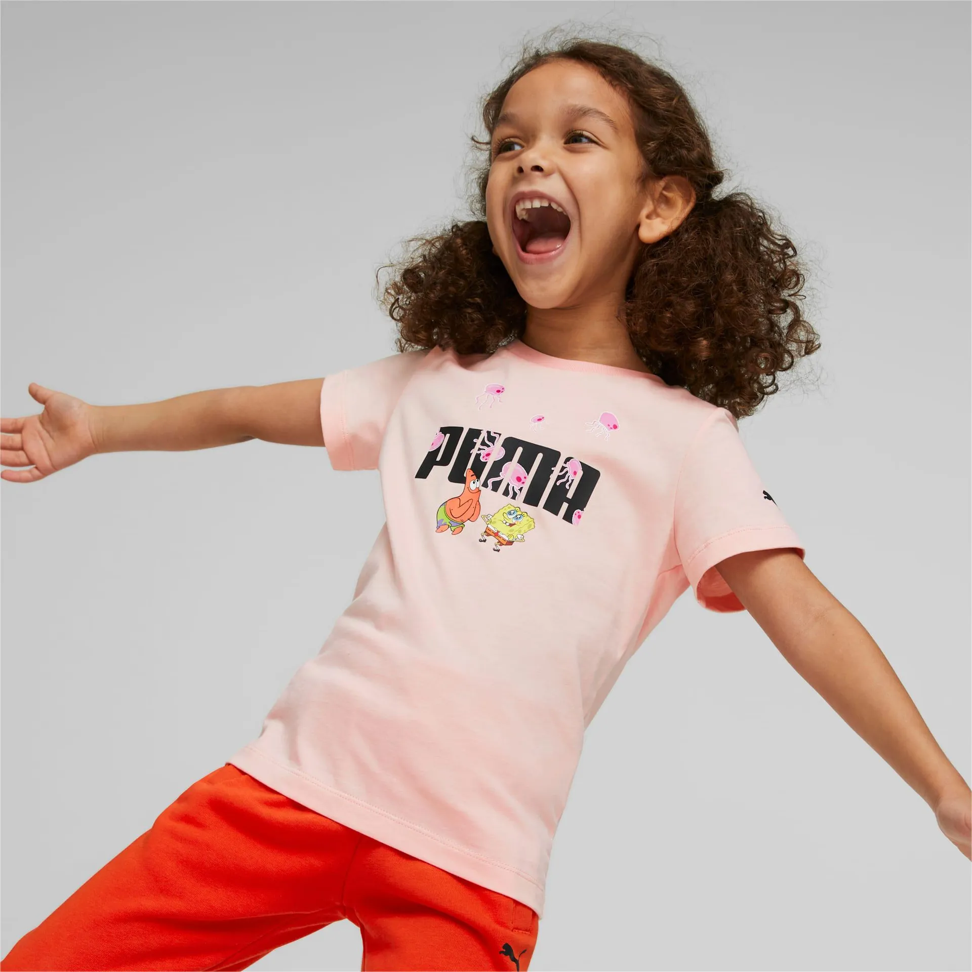 Camiseta con logotipos PUMA x SPONGEBOB para niños
