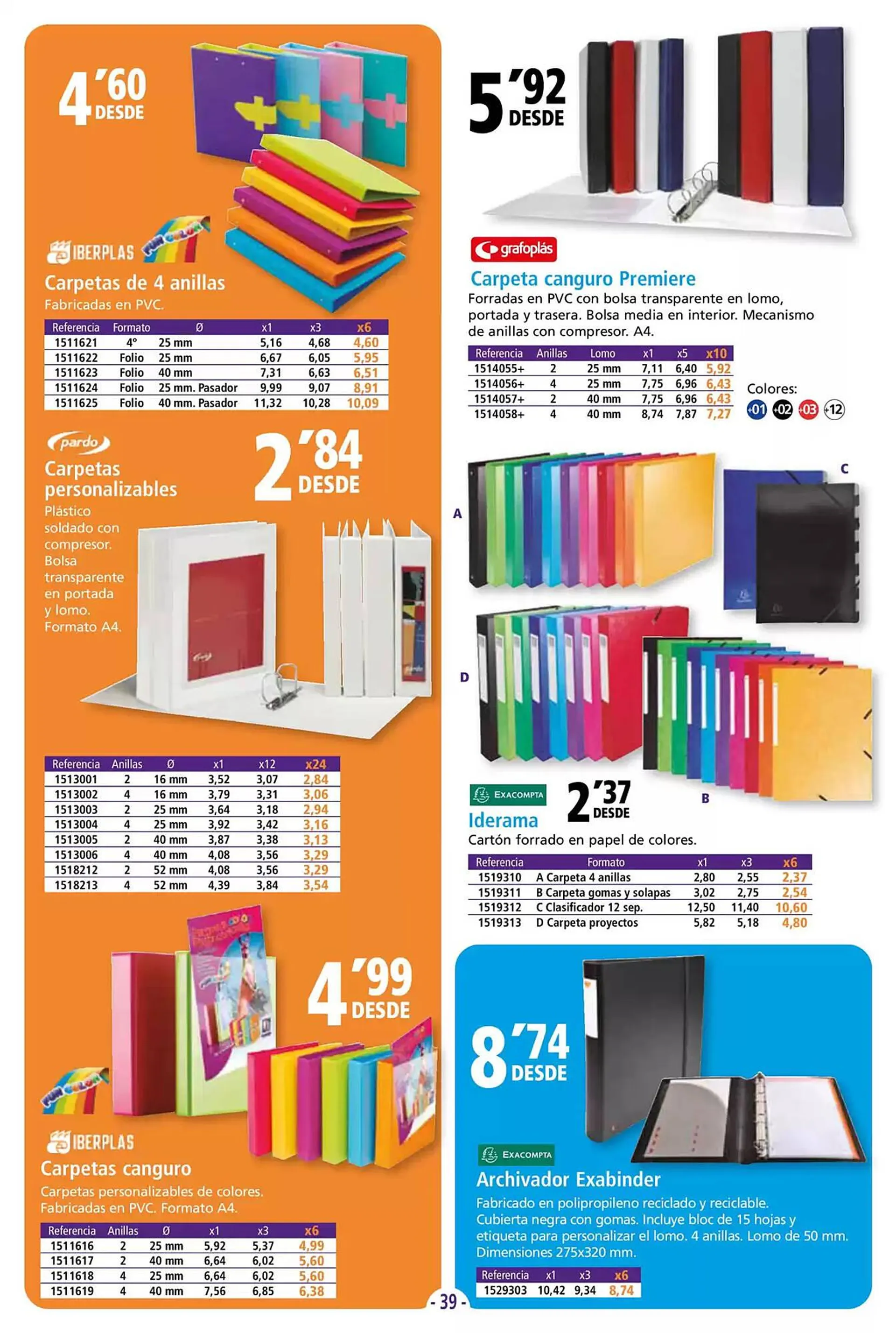 Catálogo de Folleto Folder 8 de mayo al 10 de octubre 2025 - Página 39