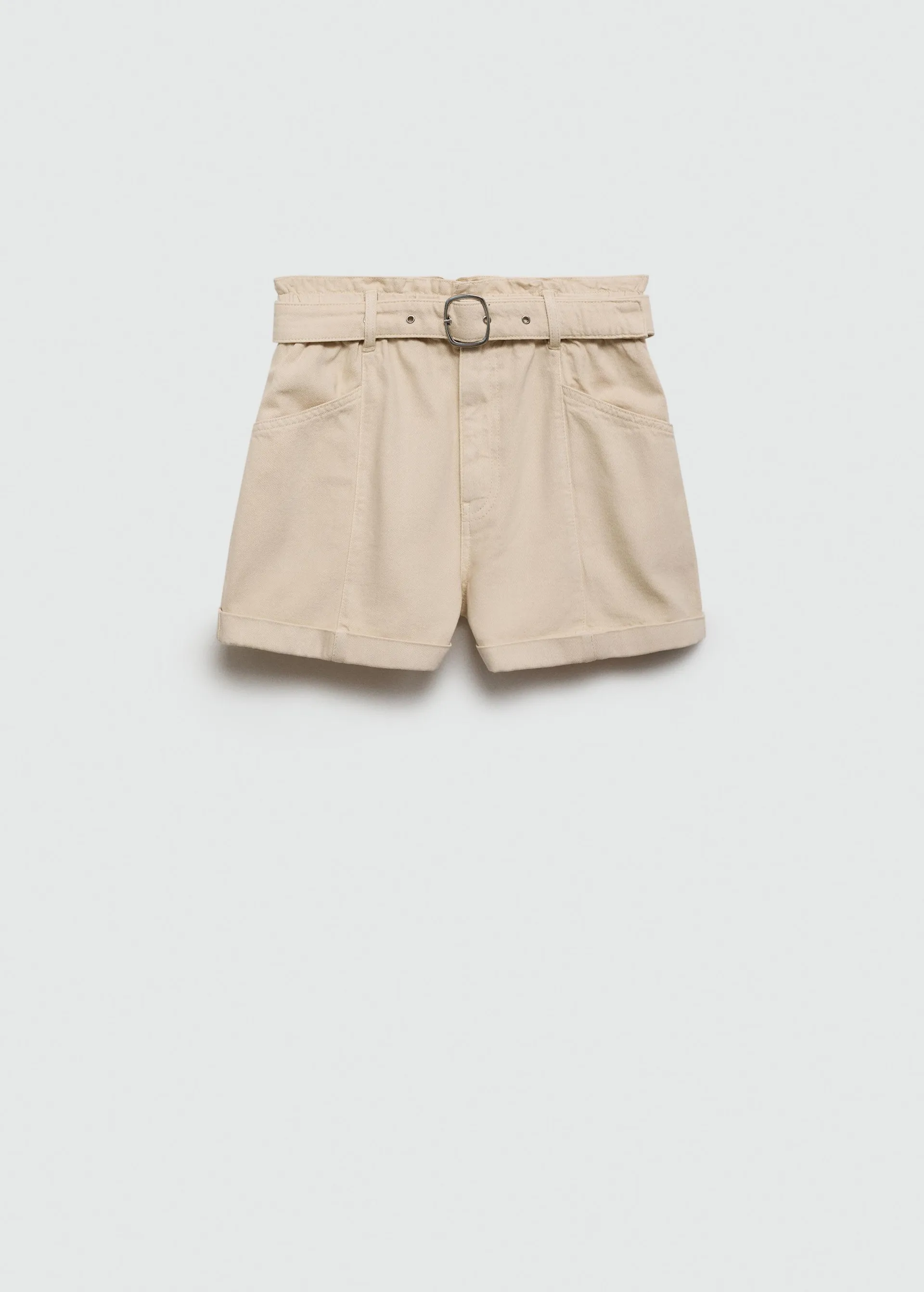 Shorts vaqueros cinturón