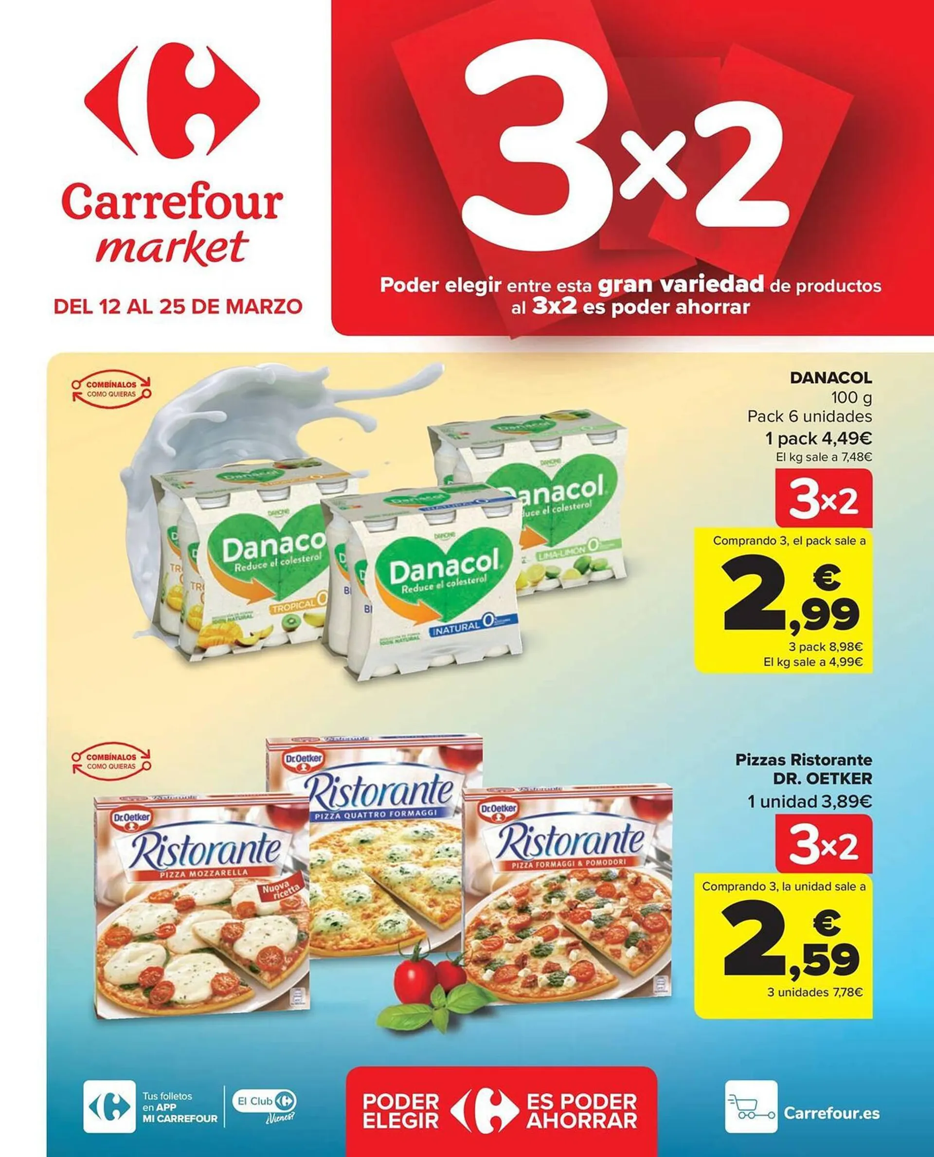 Catálogo de Folleto Carrefour Market 12 de marzo al 25 de marzo 2024 - Página 1