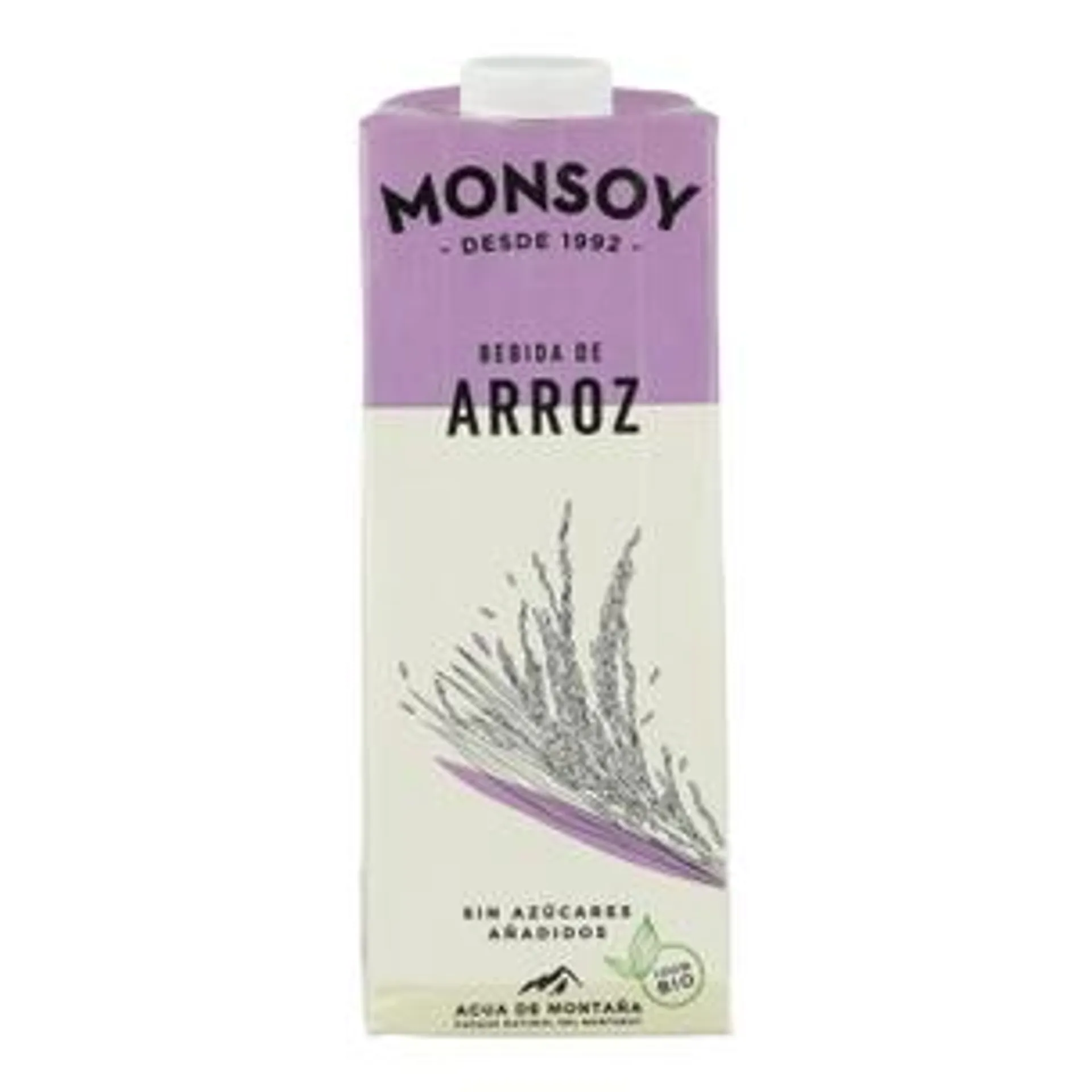 Bebida Arroz bio Monsoy 1 L