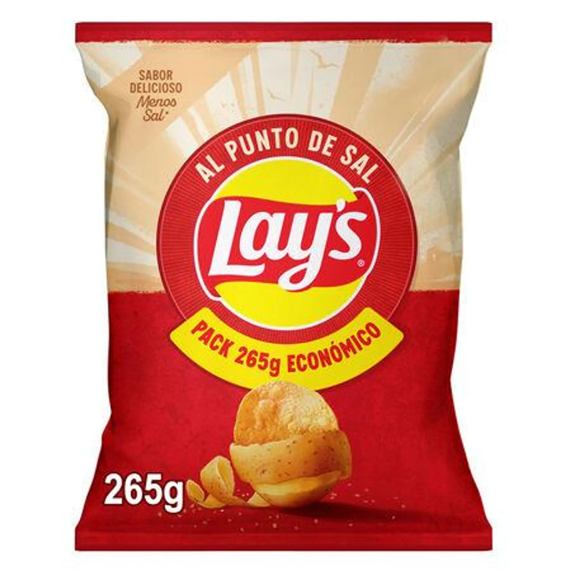 Patatas fritas lays 265g al punto de sal