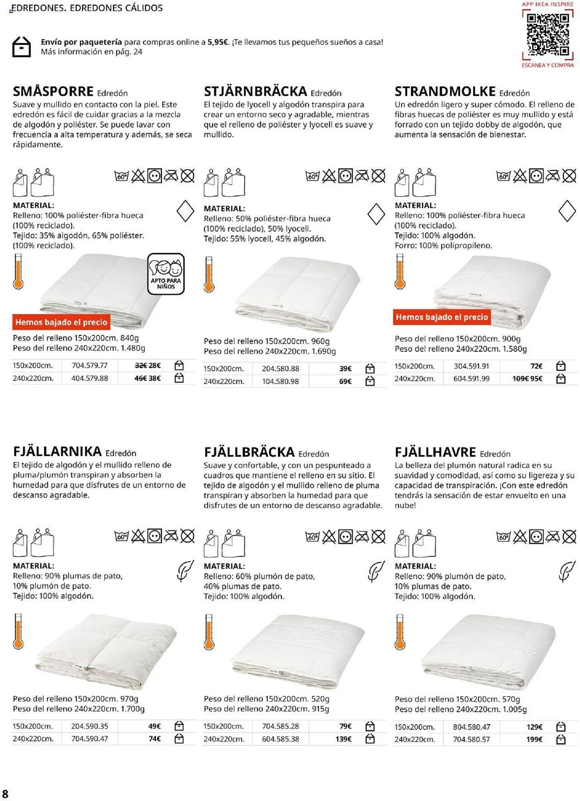 Catálogo de Folleto IKEA Ropa de cama 4 de septiembre al 31 de enero 2025 - Página 8