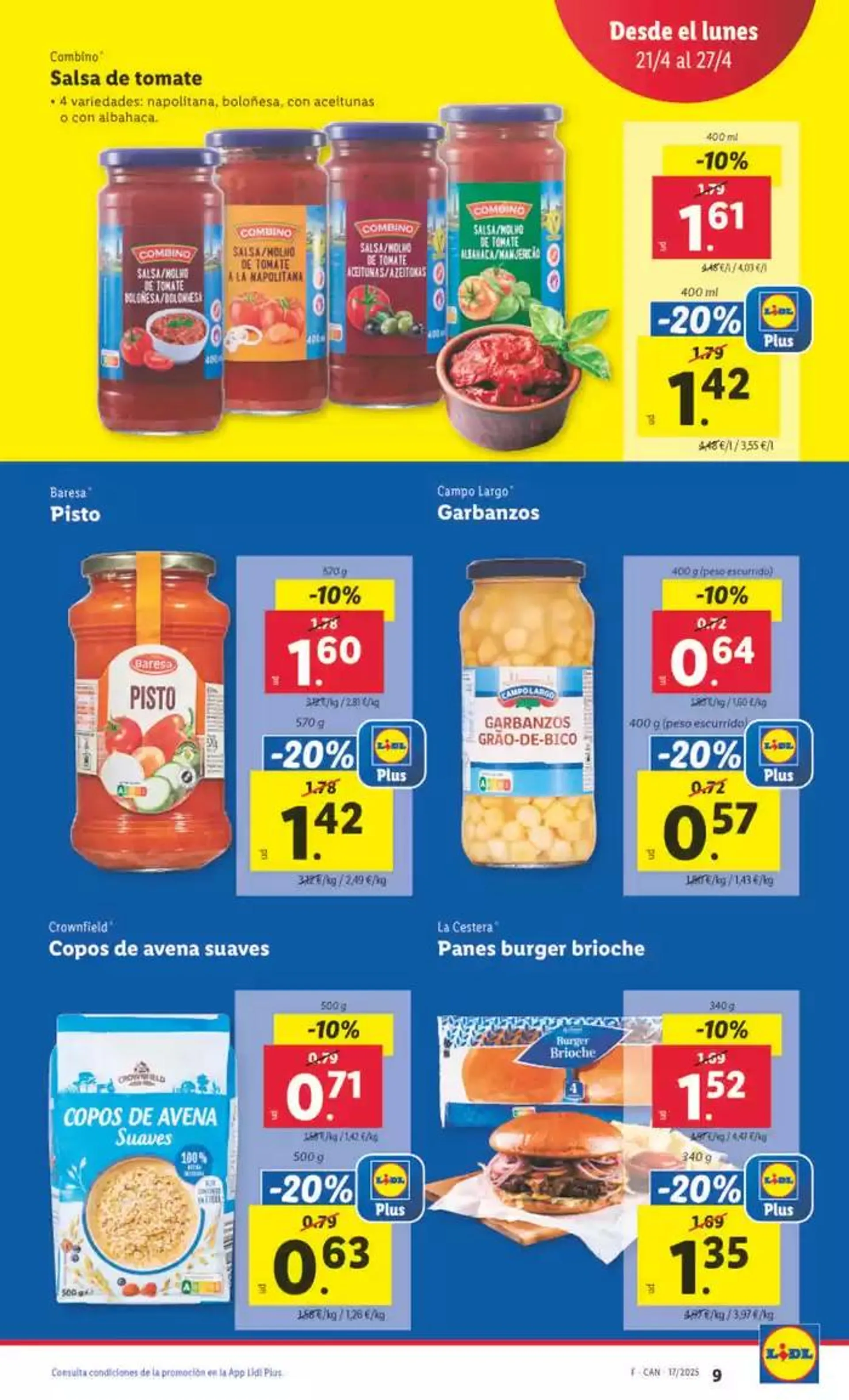Catálogo de № 1 PRECIO - Ofertas válidas del 21/04 al 27/04 21 de abril al 27 de abril 2025 - Página 9