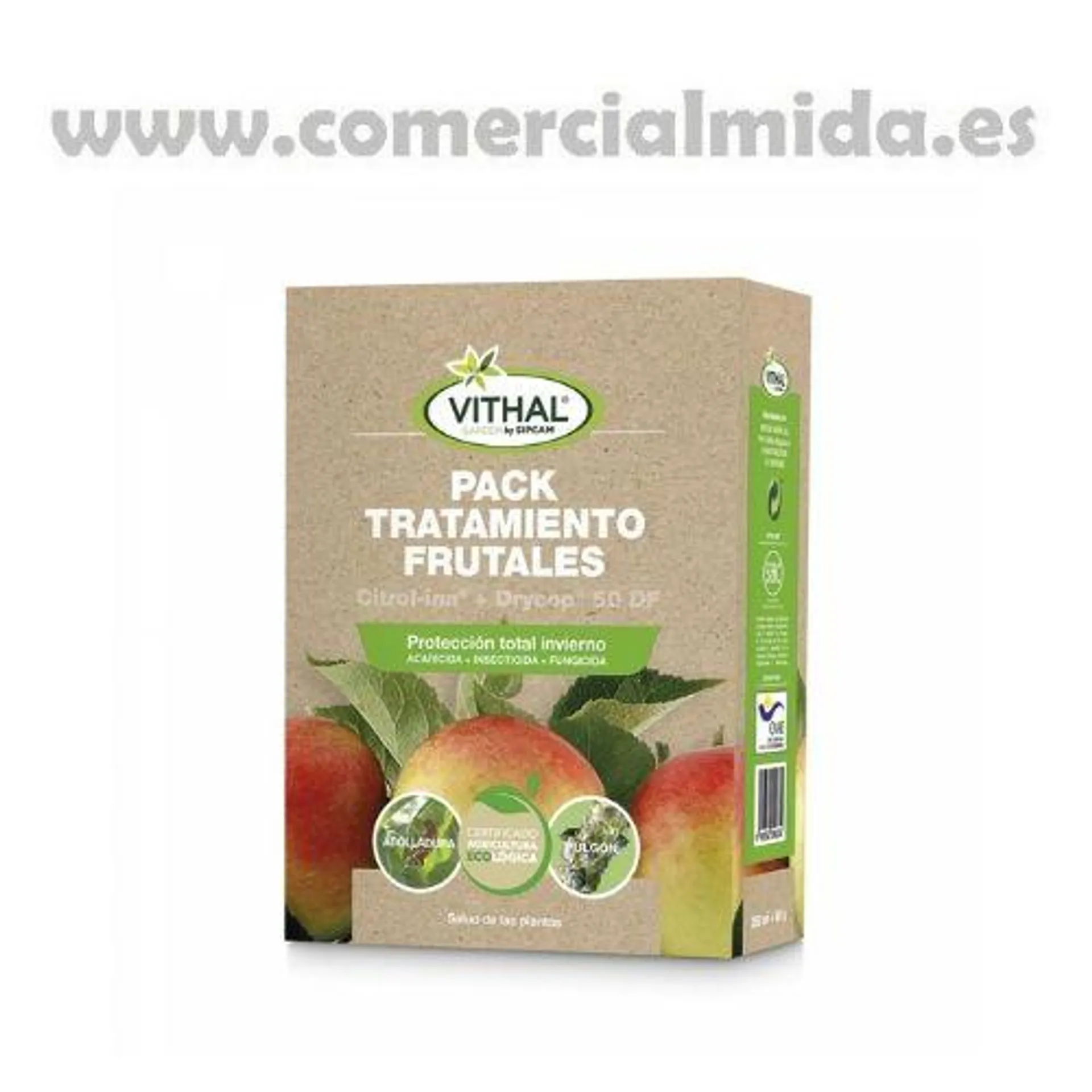 Pack tratamiento frutales VITHAL GARDEN (Fungicida + Aceite Insecticida)