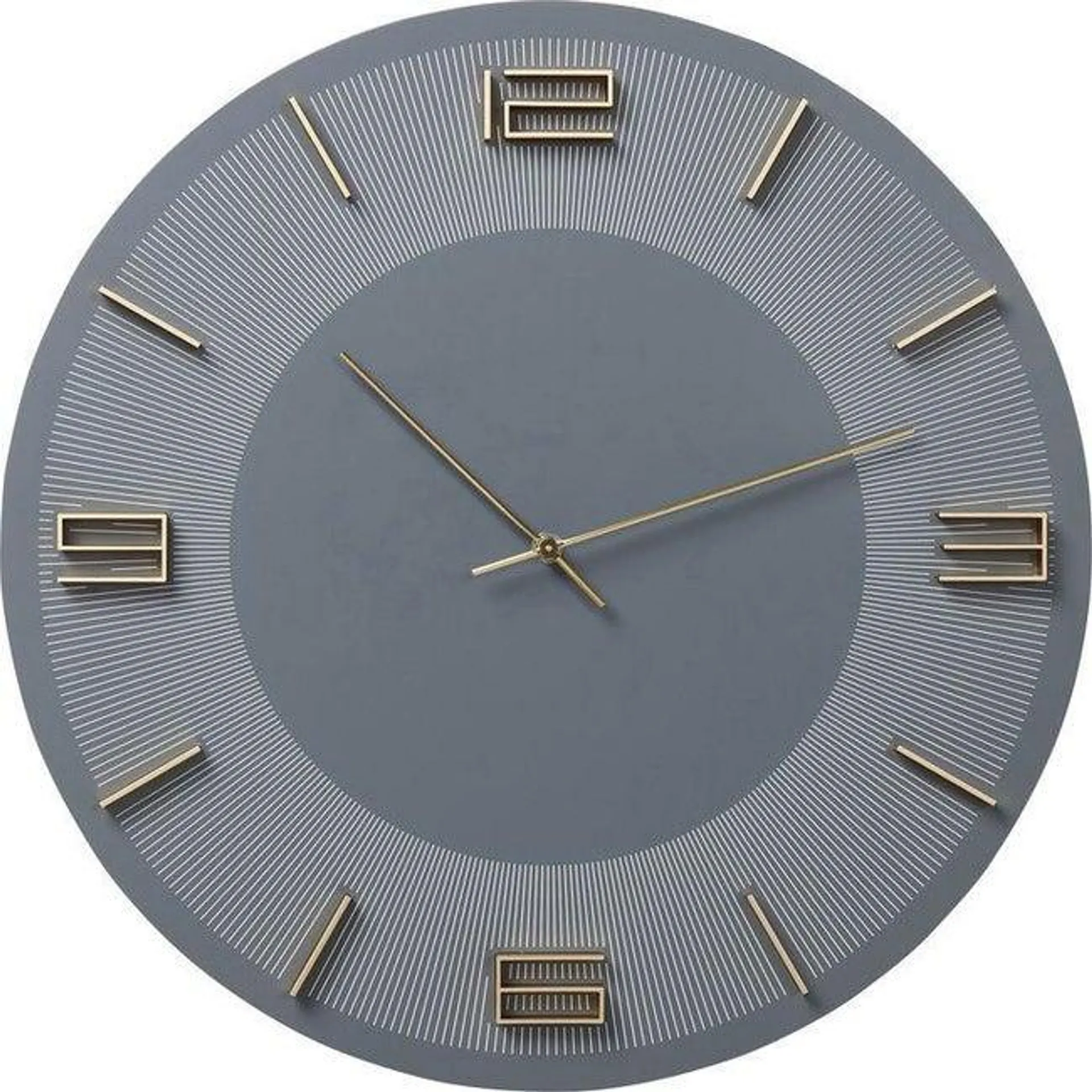 Reloj pared Leonardo gris/oro