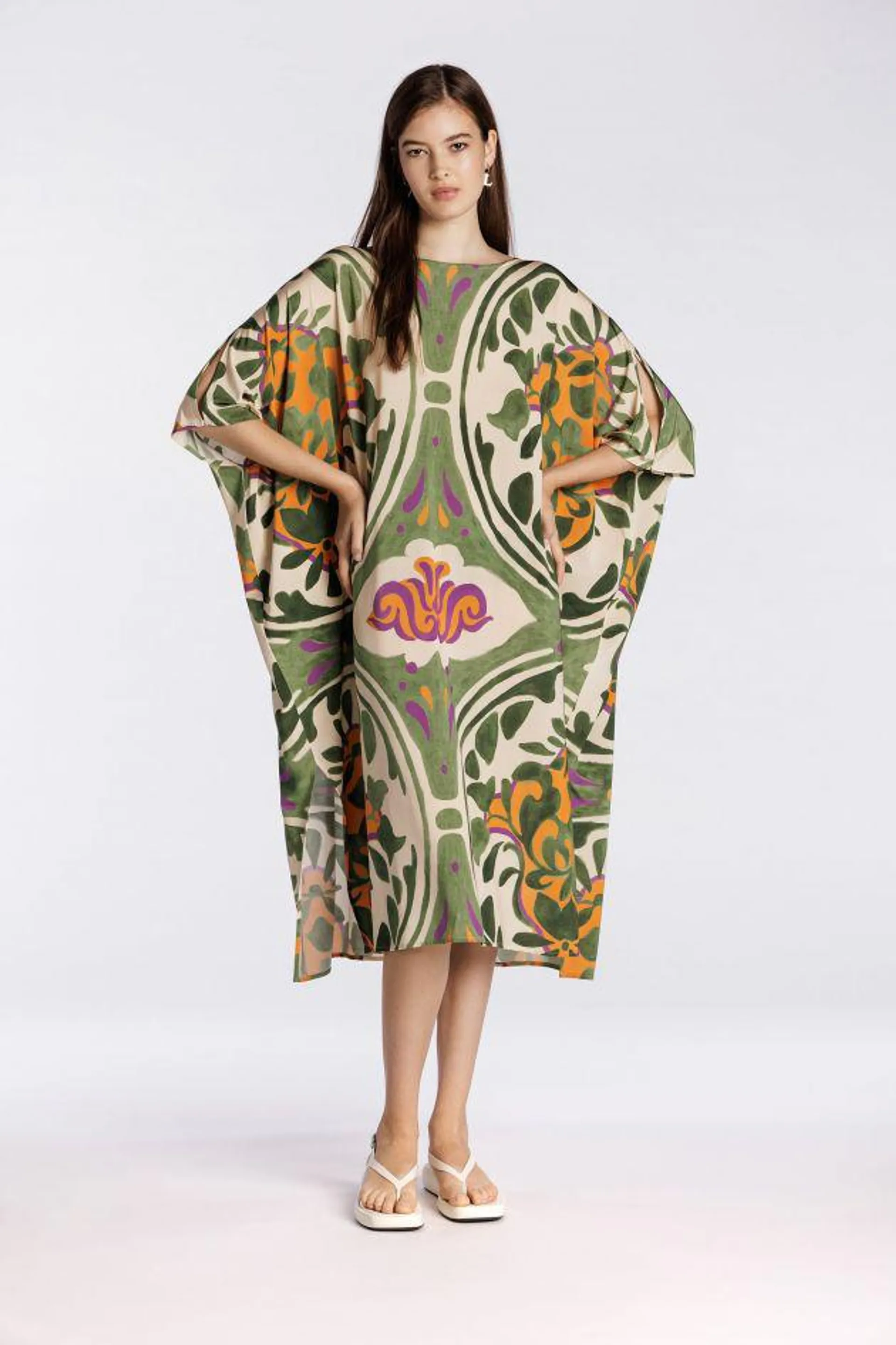 Kaftan de punto circular