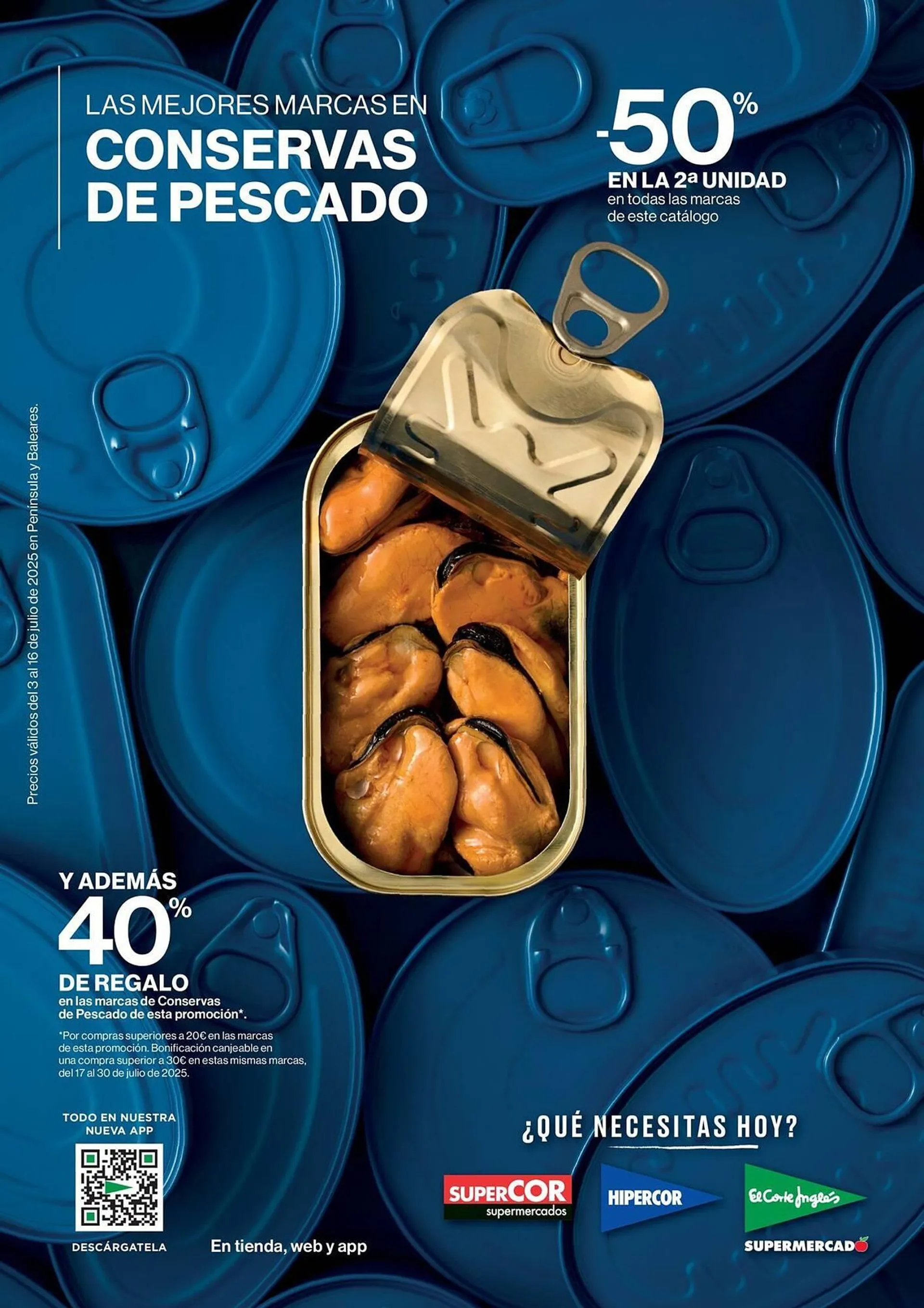 Catálogo de Folleto Hipercor 3 de julio al 16 de julio 2025 - Página 1