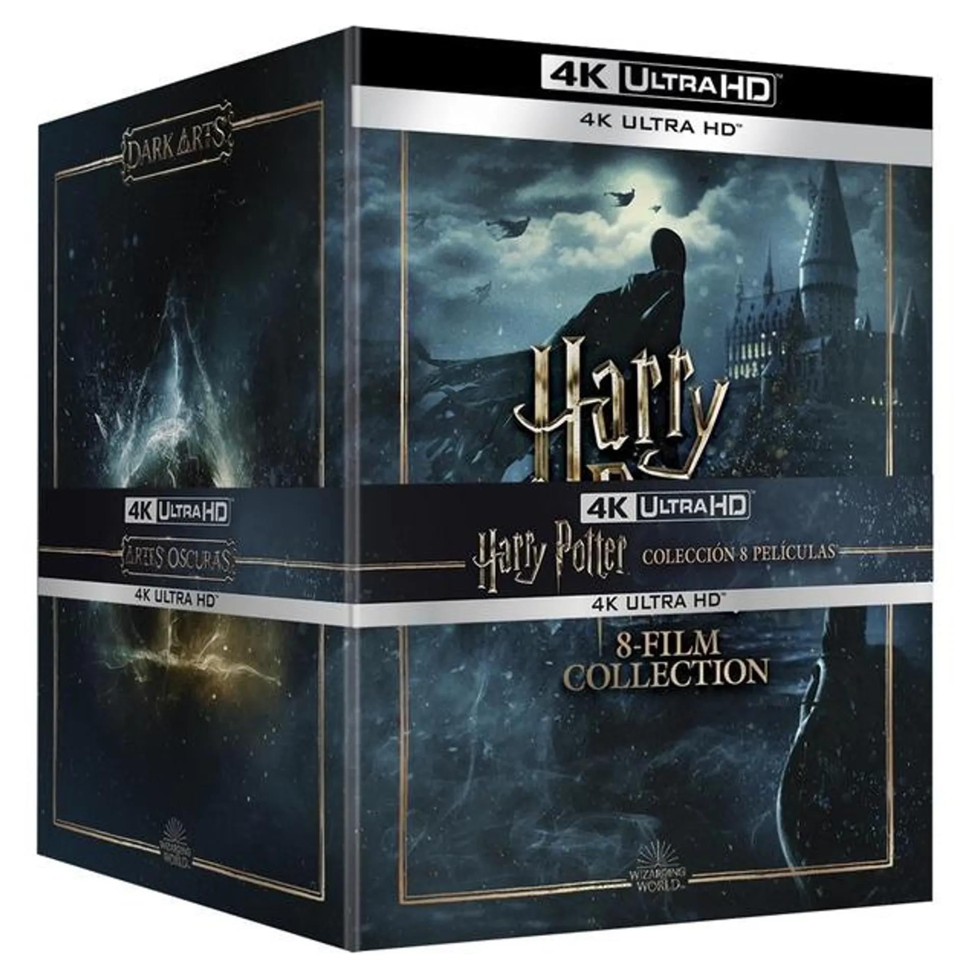 Pack Harry Potter (Edición metálica artes oscuras) (4K Ultra HD)