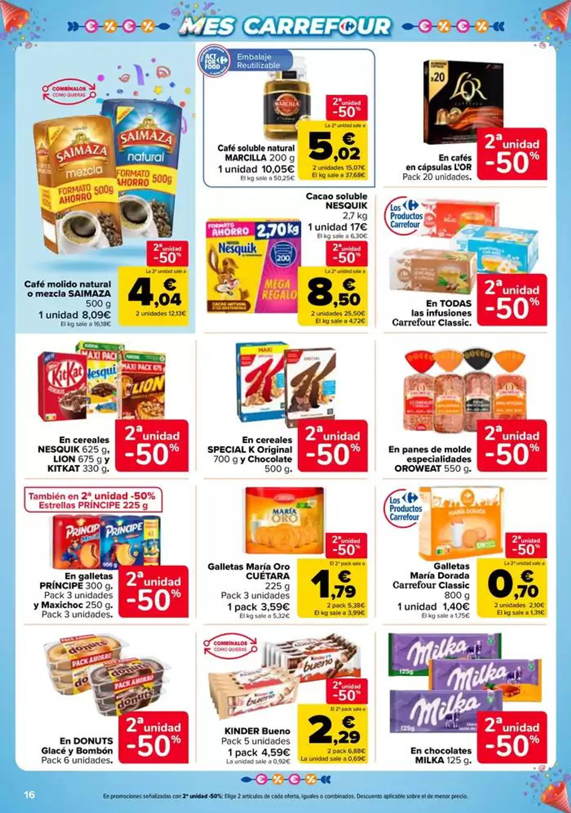 Catálogo de 50% QUE VUELVE + 2ªUD. AL -50% 13 de mayo al 26 de mayo 2025 - Página 16