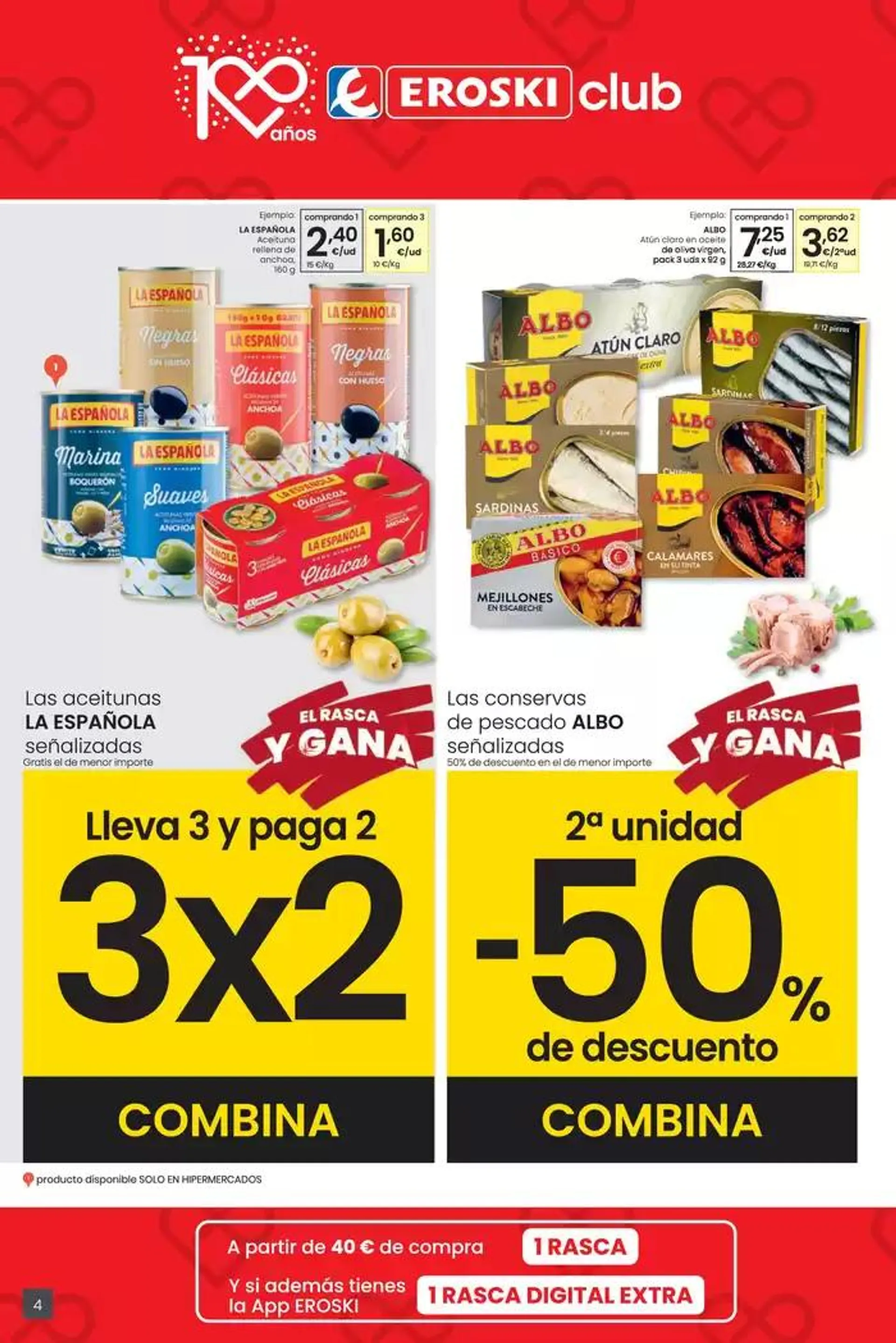 Catálogo de Más de 2000 productos, SIEMPRE A BUEN PRECIO HIPERMERCADOS EROSKI 31 de octubre al 12 de noviembre 2024 - Página 4