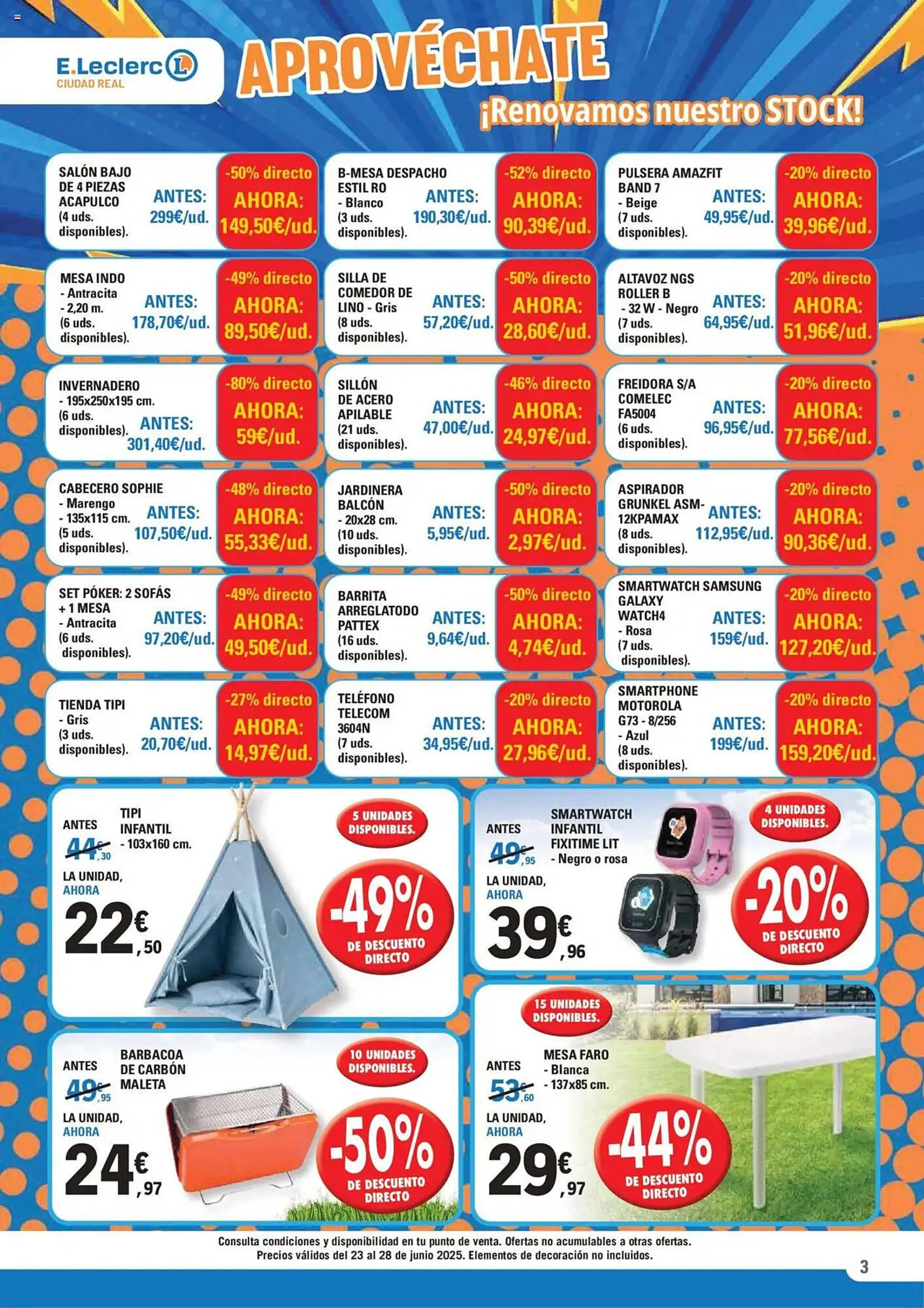 Catálogo de Folleto E.Leclerc 23 de junio al 28 de junio 2025 - Página 3