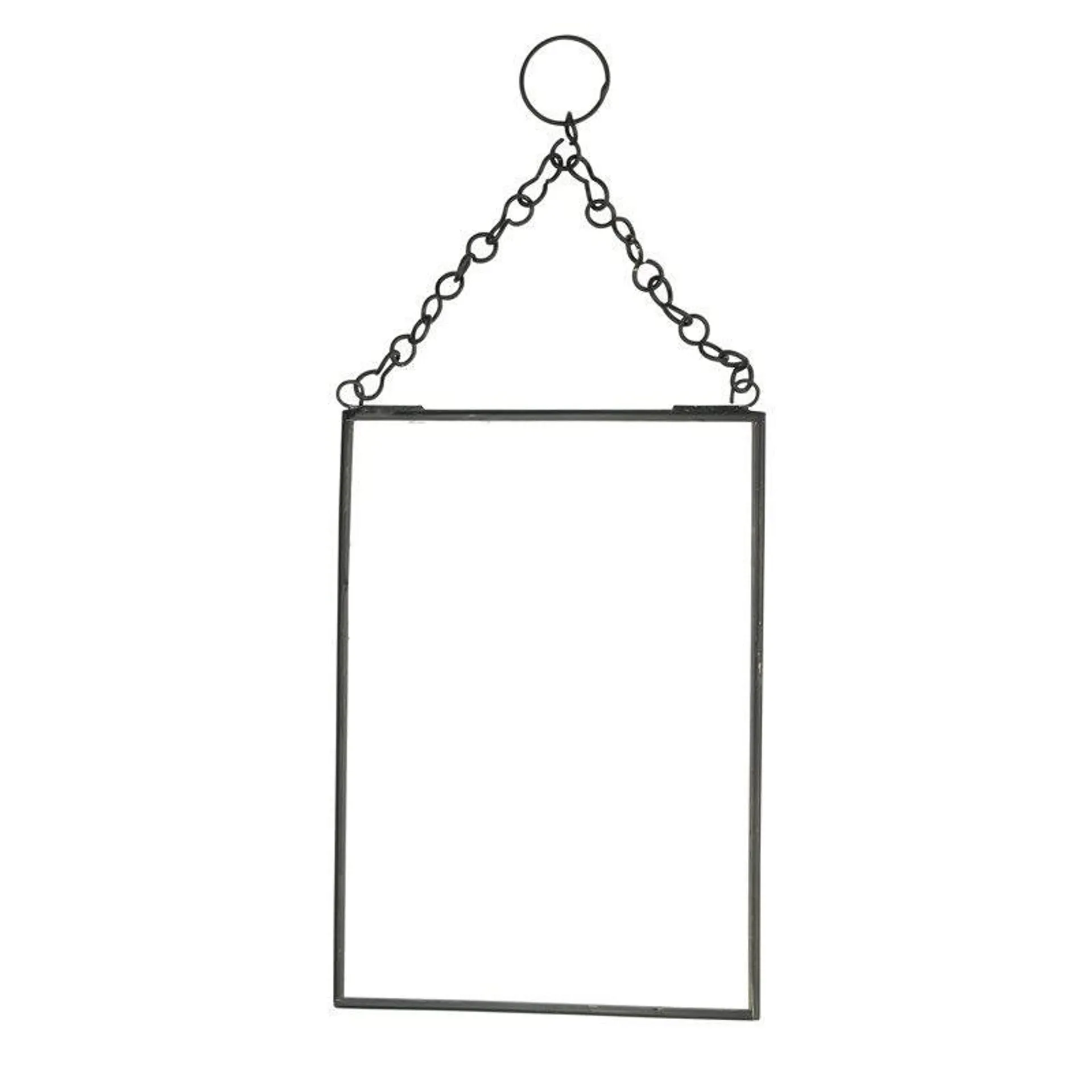 Rectangular mirror, black